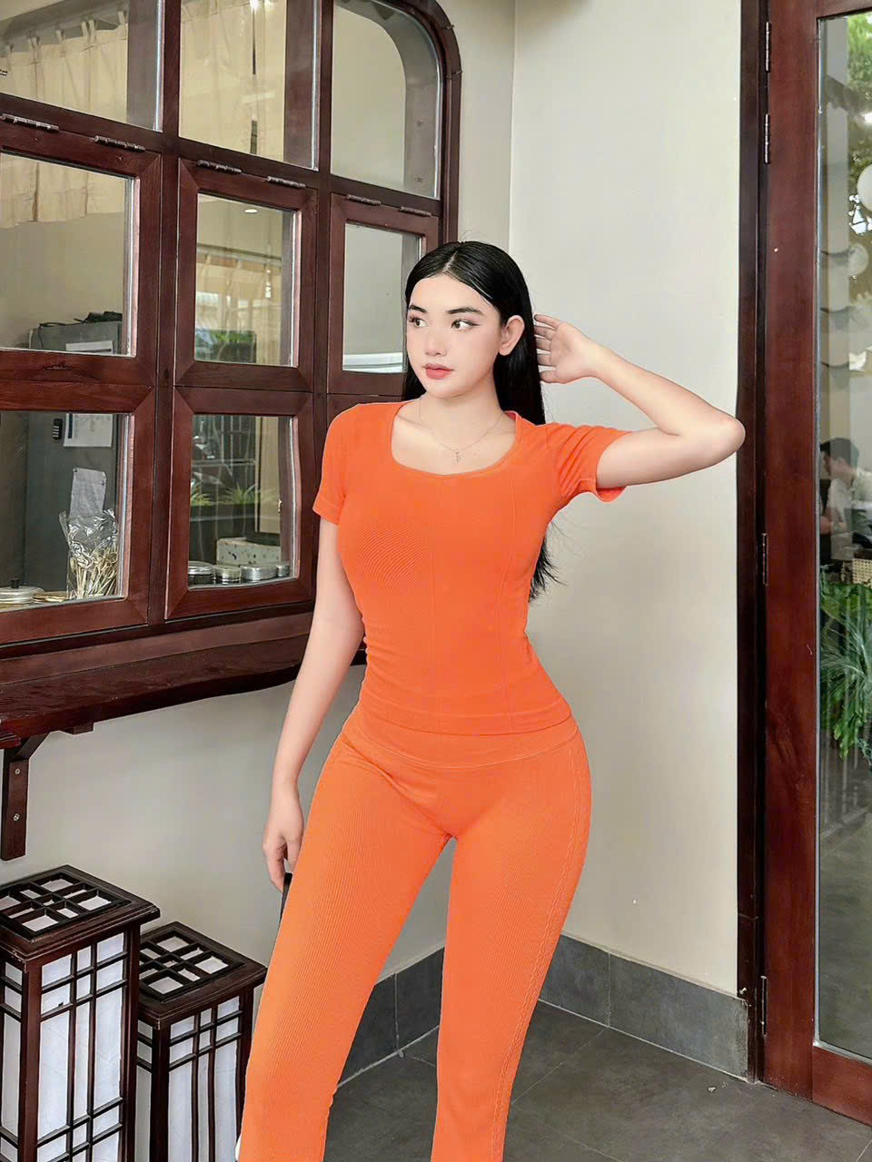 Áo Thun Thể Thao Mitao Tay Ngắn Cổ Vuông_thumbnail_4
