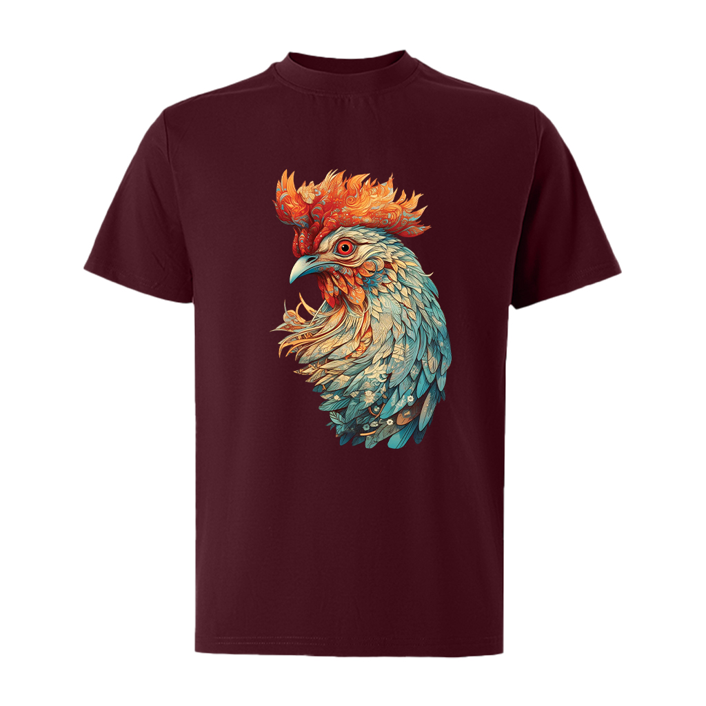 Áo thun nam form rộng 12 con giáp tuổi Dậu ATD486 Miucho Iconic cotton cổ tròn in graphic_thumbnail_16