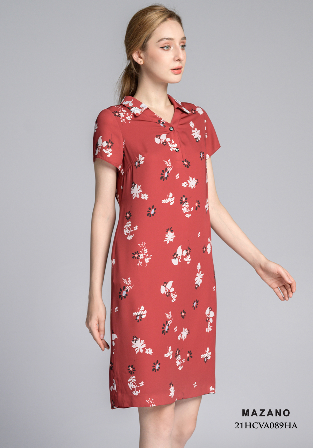 Váy suông đỏ họa tiết hoa_thumbnail_3