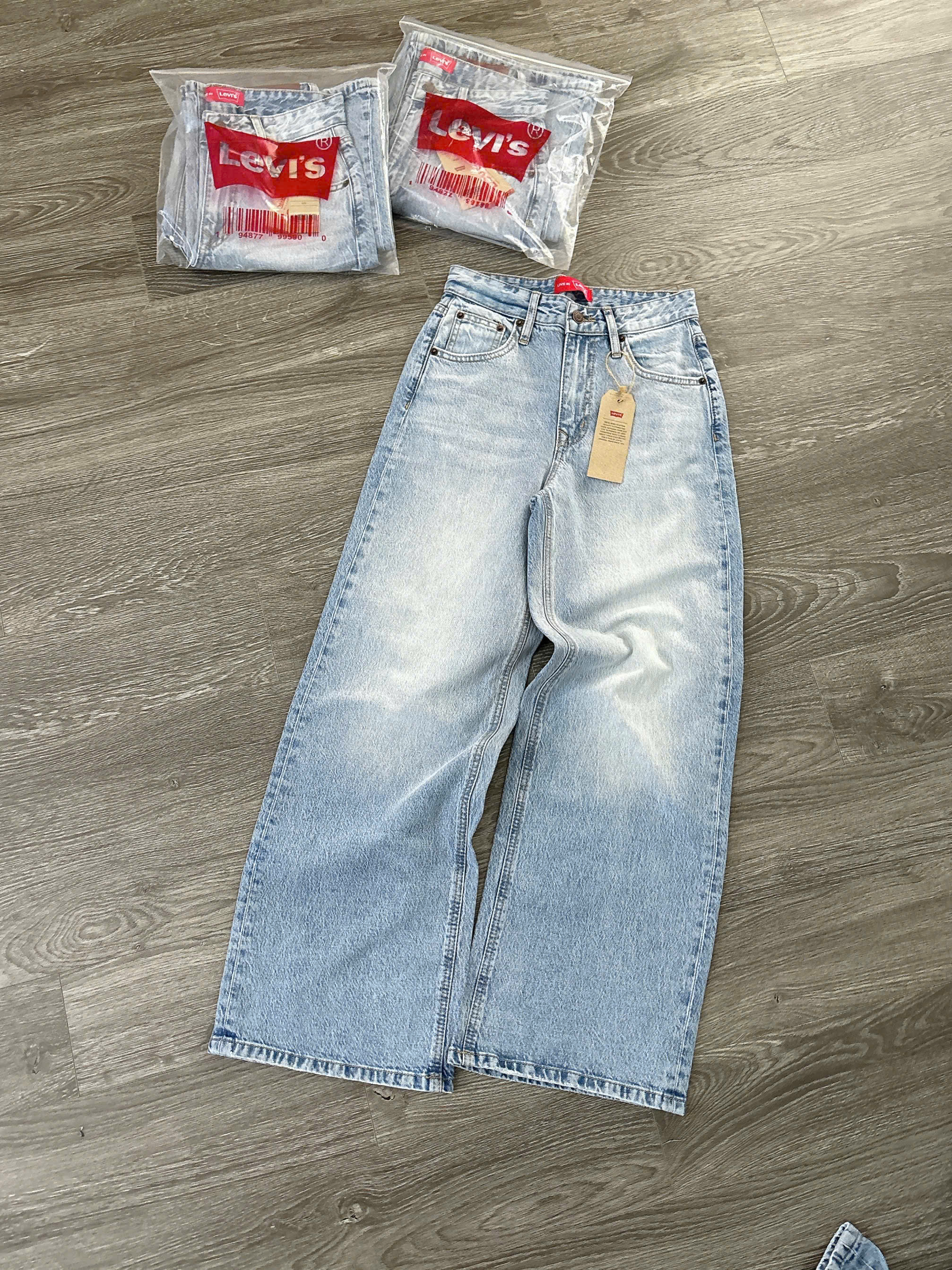 SALE  Q202 QUẦN JEAN SUÔNG NHẠT