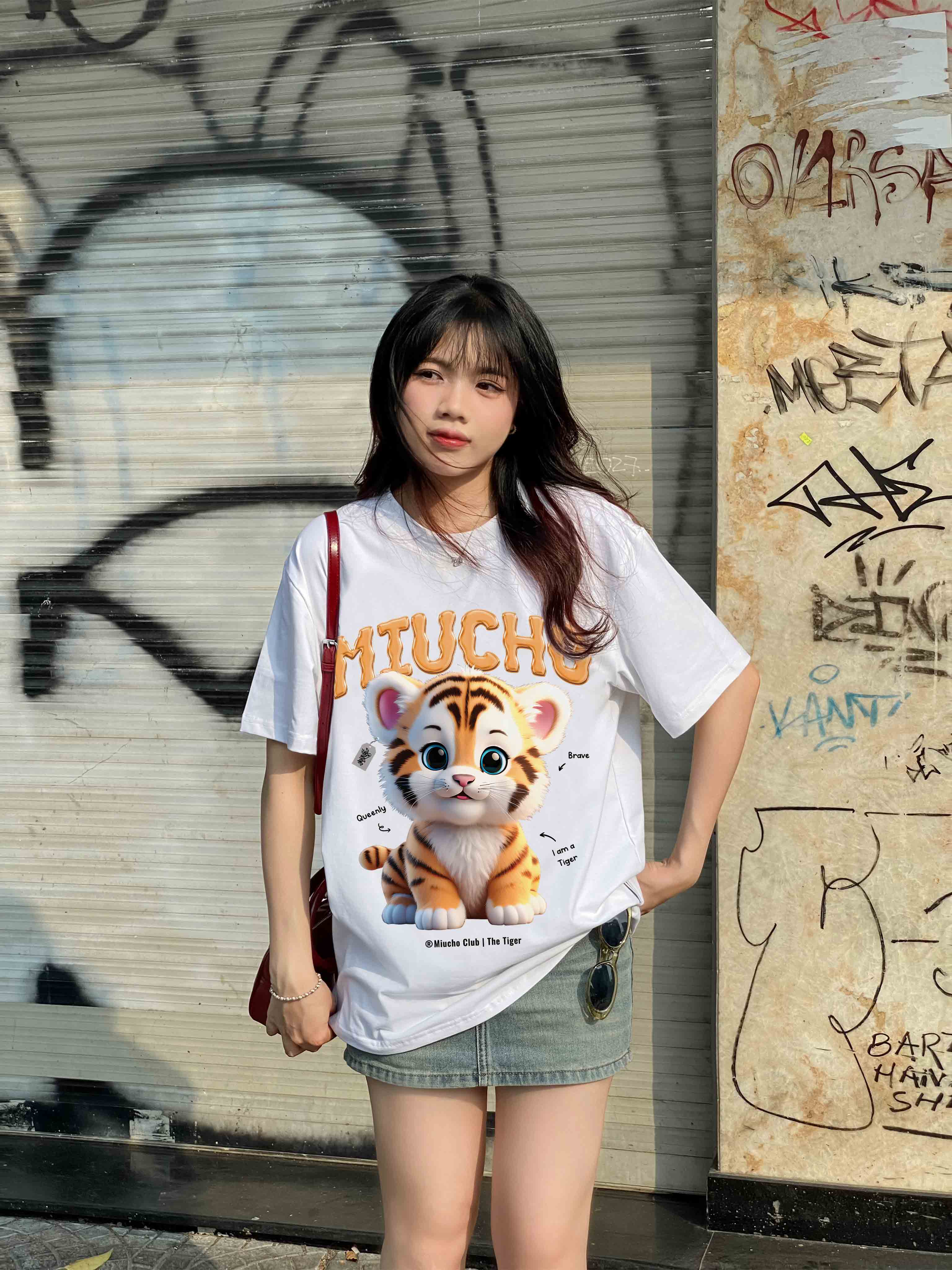 Áo thun form rộng 12 con giáp tuổi Dần (tuổi hổ) ATD1238 Miucho tay ngắn cổ tròn in mix_thumbnail_5