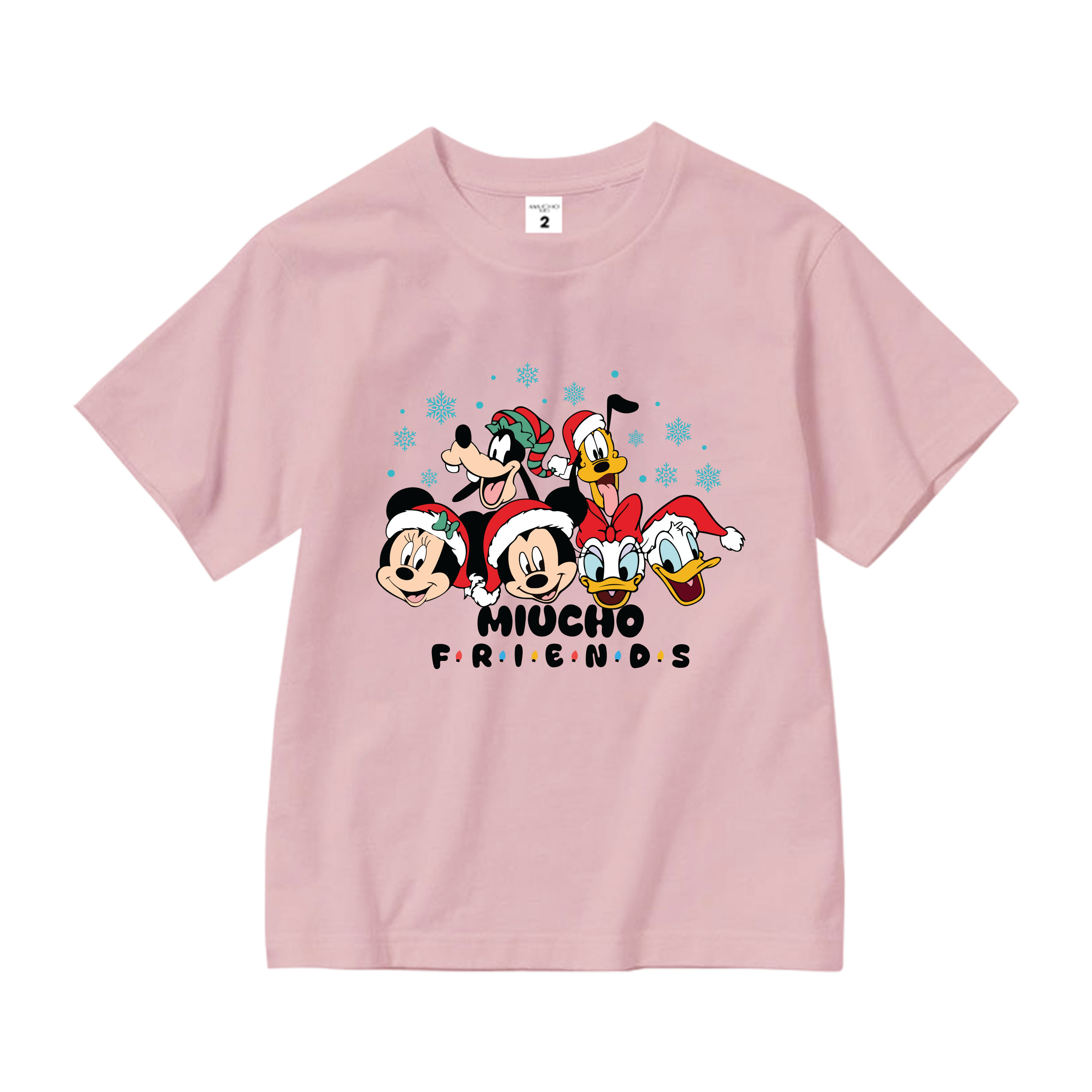 Áo thun bé gái giáng sinh noel from rộng chất vải cotton thoáng mát AED1706 Miucho Kid in graphic_thumbnail_11