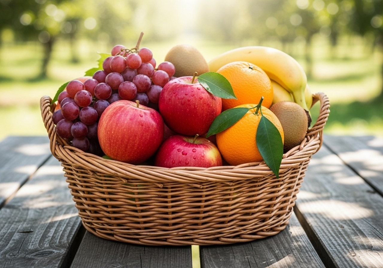 Giỏ Đựng Trái Cây Sang Trọng Hướng Dẫn Chọn & Trang Trí Đẹp Từ Tu Farm