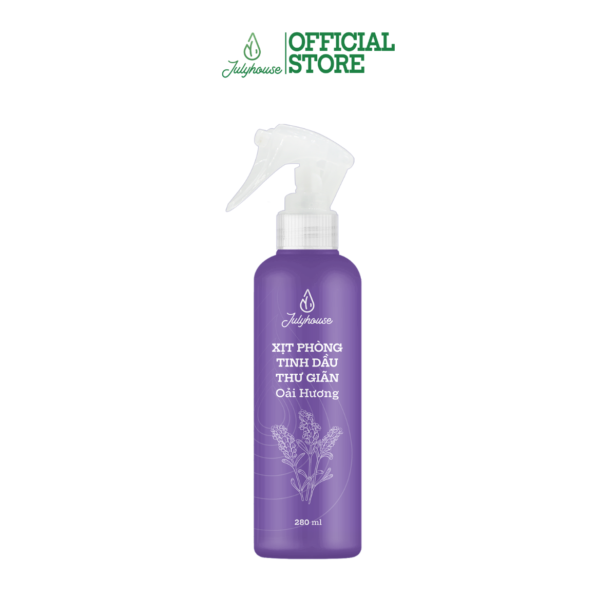 Bình xịt phòng tinh dầu Oải Hương Julyhouse