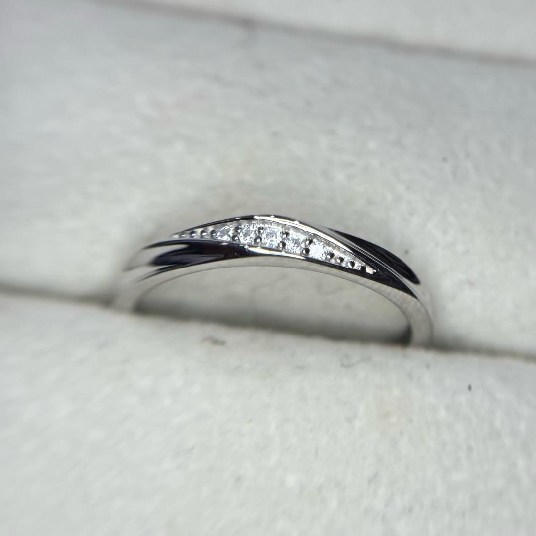 nhẫn cặp bạc si bạch kim kim cương dải nhiều xoắn chéo dấu huyền và kim cương freesize_thumbnail_2