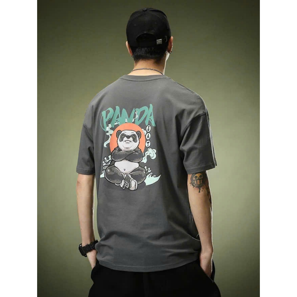Áo thun nam local brand 𝐖𝐞 𝐓𝐞𝐞 in hình gấu PANDA dáng oversize rộng - WU0930_thumbnail_2
