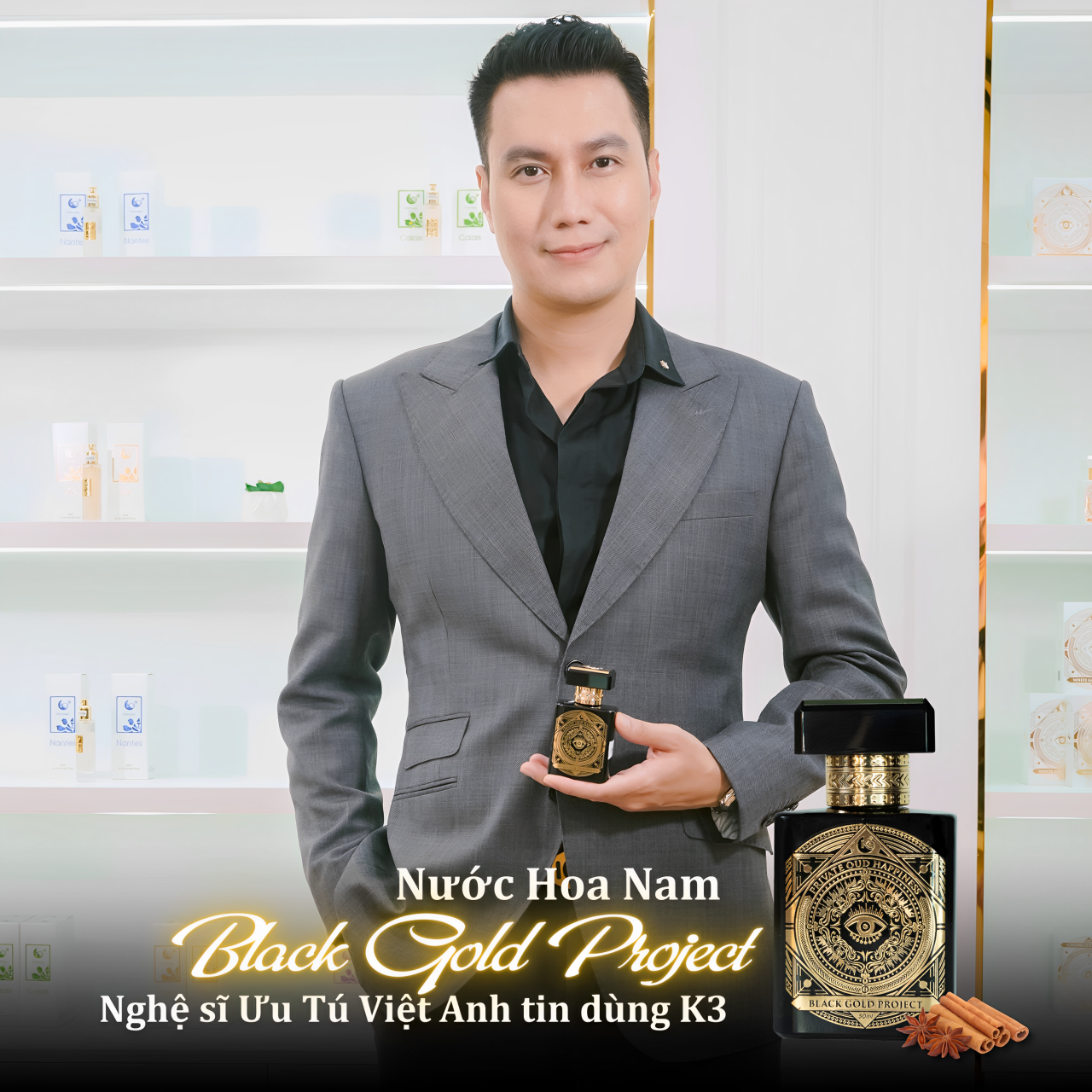 C105 - Combo 2 Chai Nước Hoa Nam Black Gold
