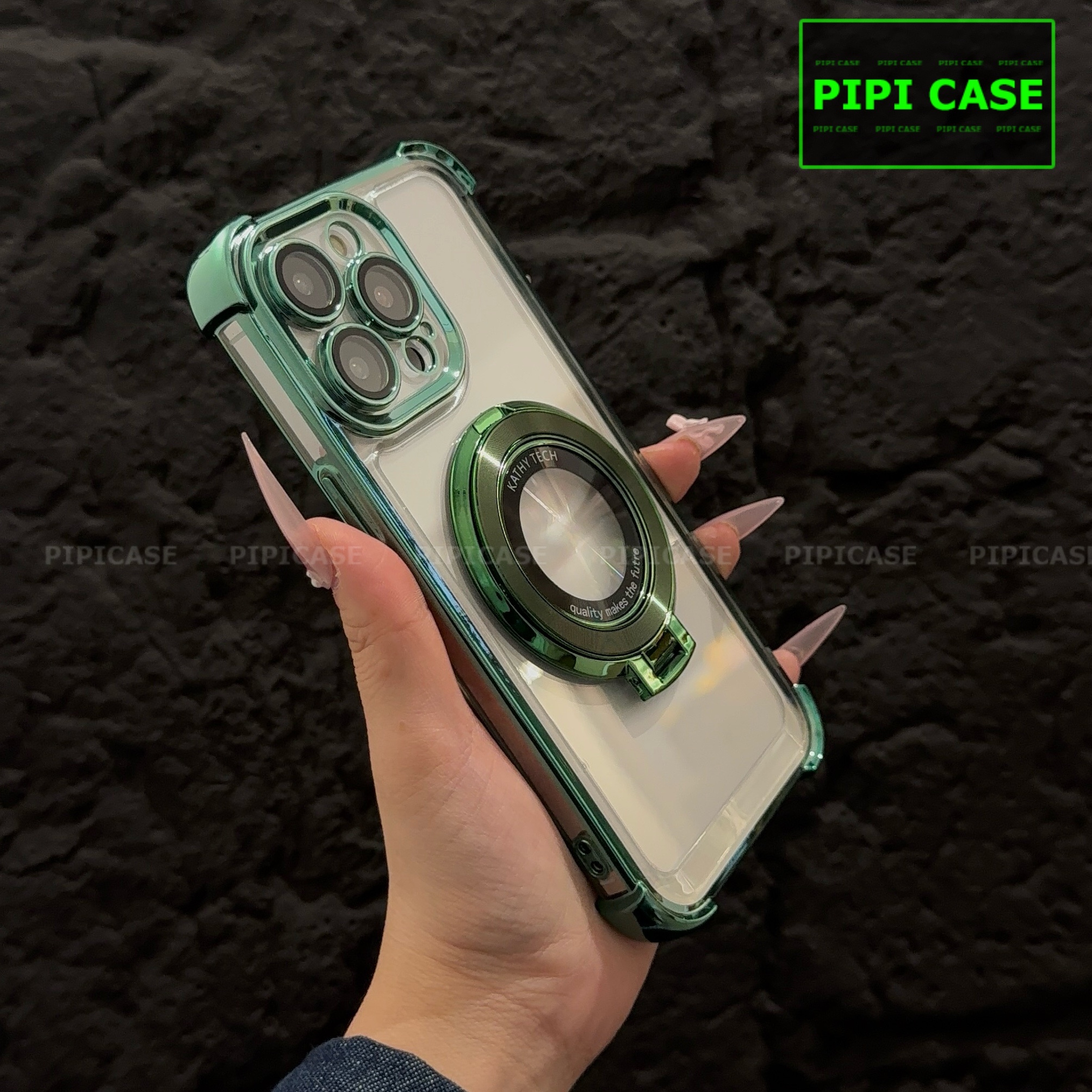 Ốp Lưng iPhone 15 Pro - Ven - Xanh lá_thumbnail_17