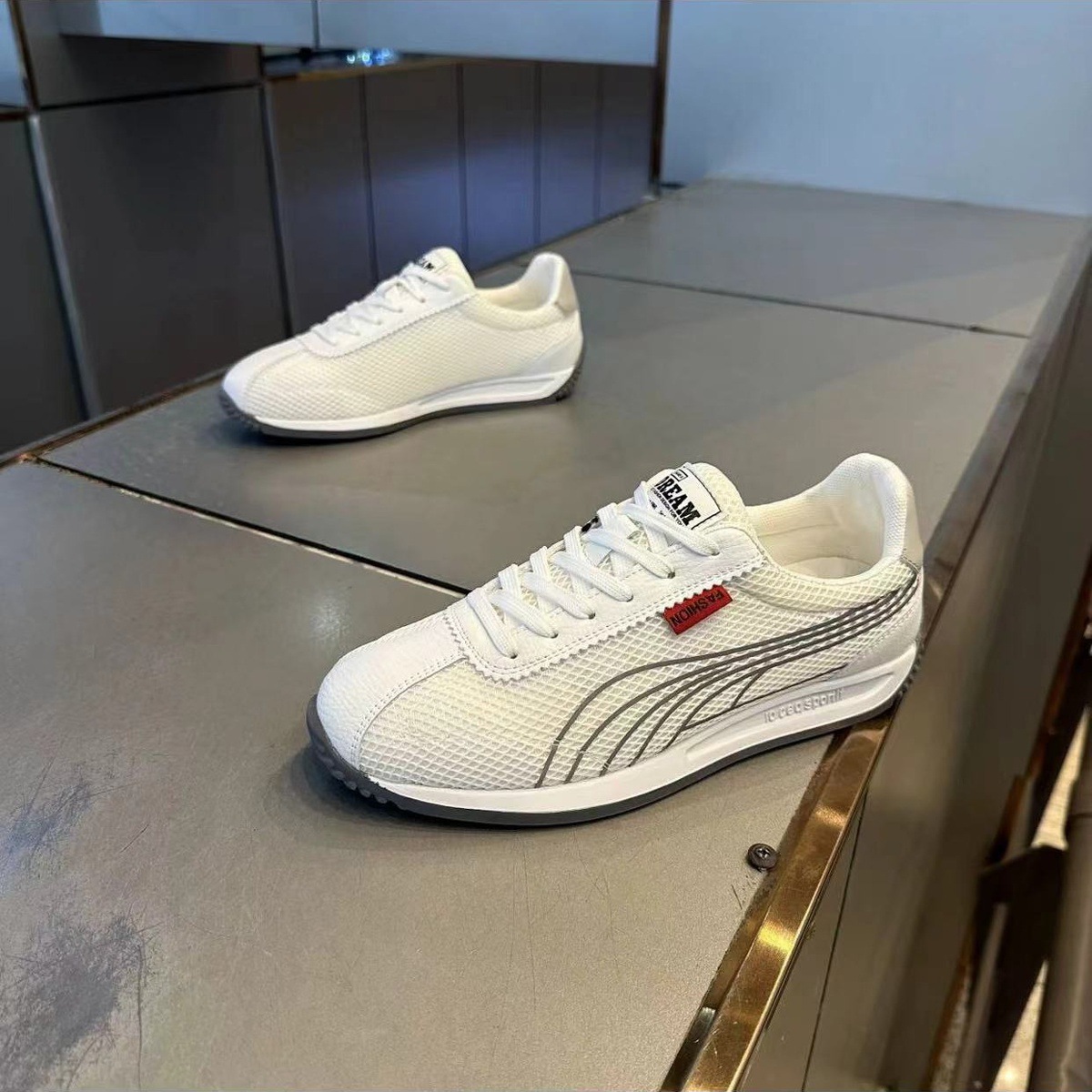 GA38 - Giày Sneaker Nam 2024 – Lưới Thoáng Khí, Nhẹ, Đế Mềm, Phong Cách Hàn Quốc