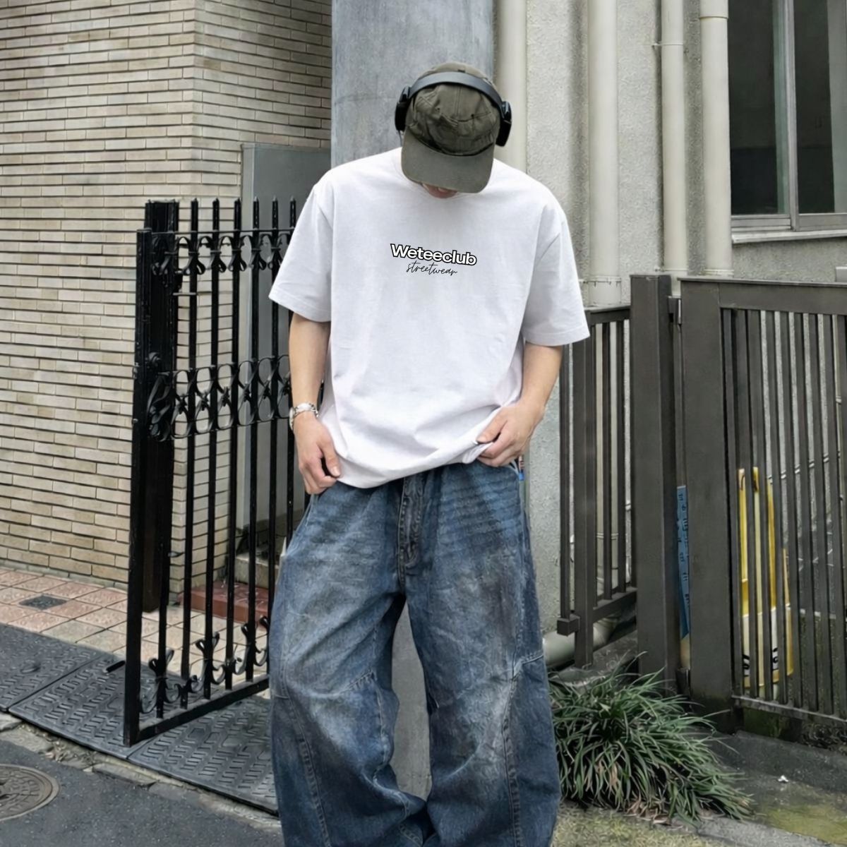 Áo thun unisex UX30-1143 WETEE Club streetwear dáng oversized local brand_thumbnail_2