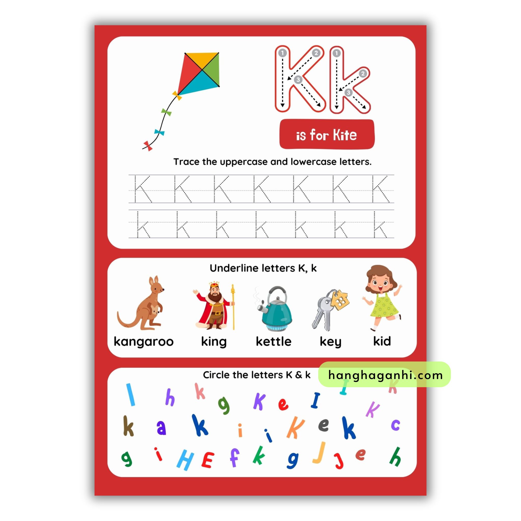 Học liệu My first Alphabet, học chữ cái Tiếng Anh, viết xóa được tặng kèm bút viết xoá_thumbnail_4
