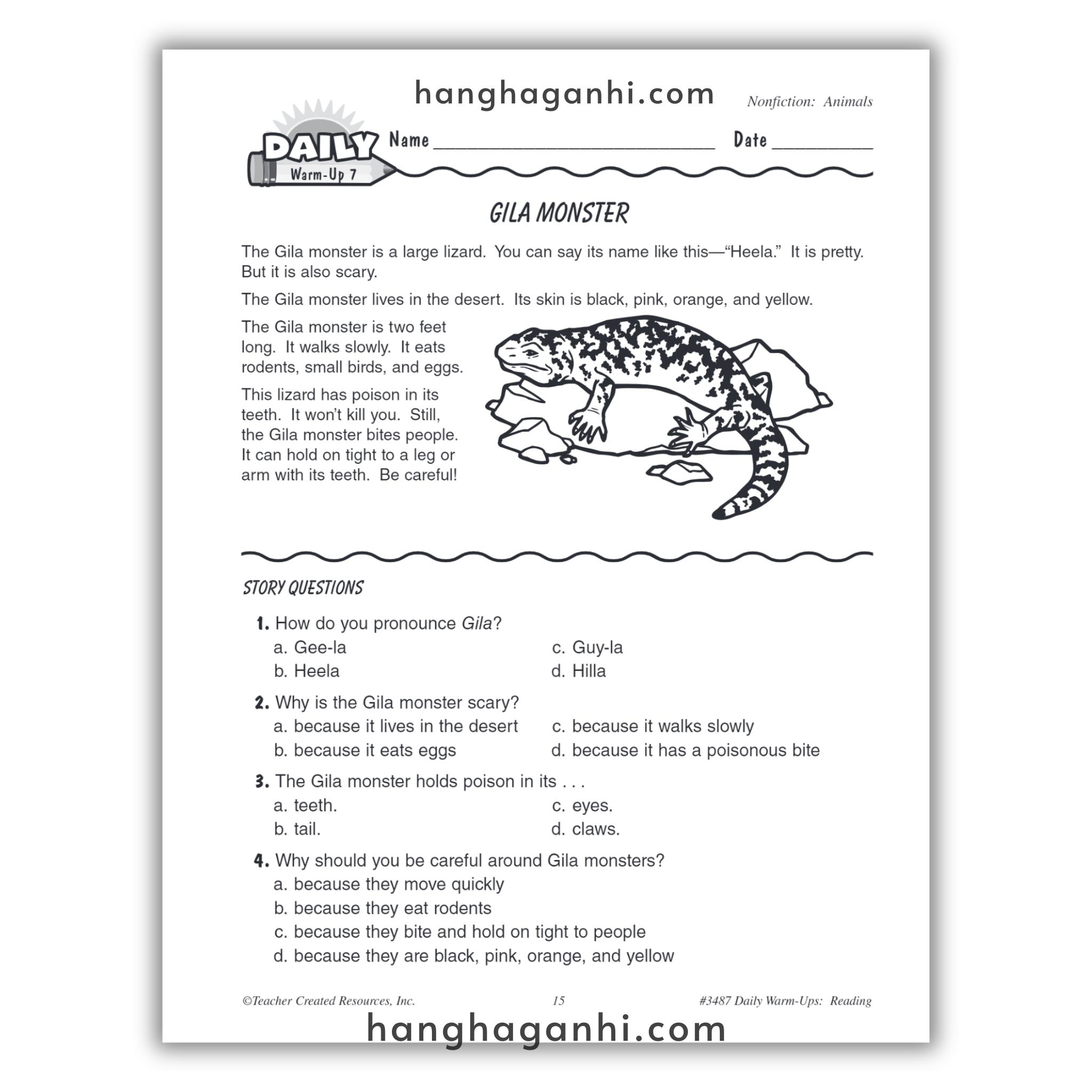 Sách Daily Warm Ups Reading Grade 1_thumbnail_6