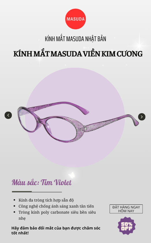 Kính Thời Trang Masuda Diamond 2024