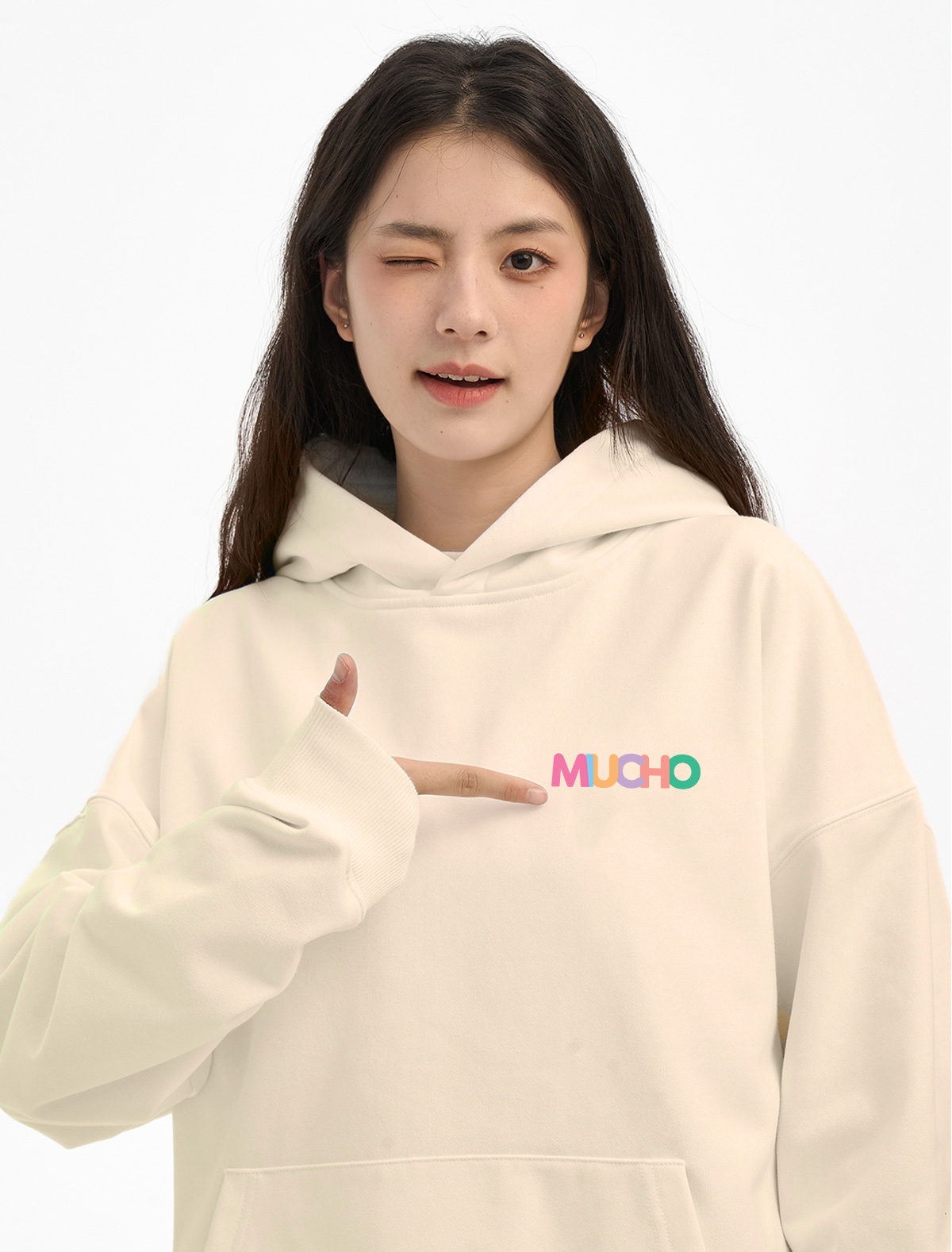 Áo hoodie unisex form rộng HDD1325 Miucho nỉ chân cua dày dặn in mix_thumbnail_4