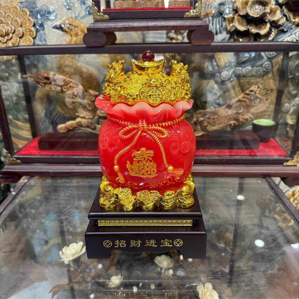 Túi Vàng Kim Bảo Tài Lộc Phong Thủy Nhiều Màu - Phong Thủy Hà Gốm_thumbnail_4