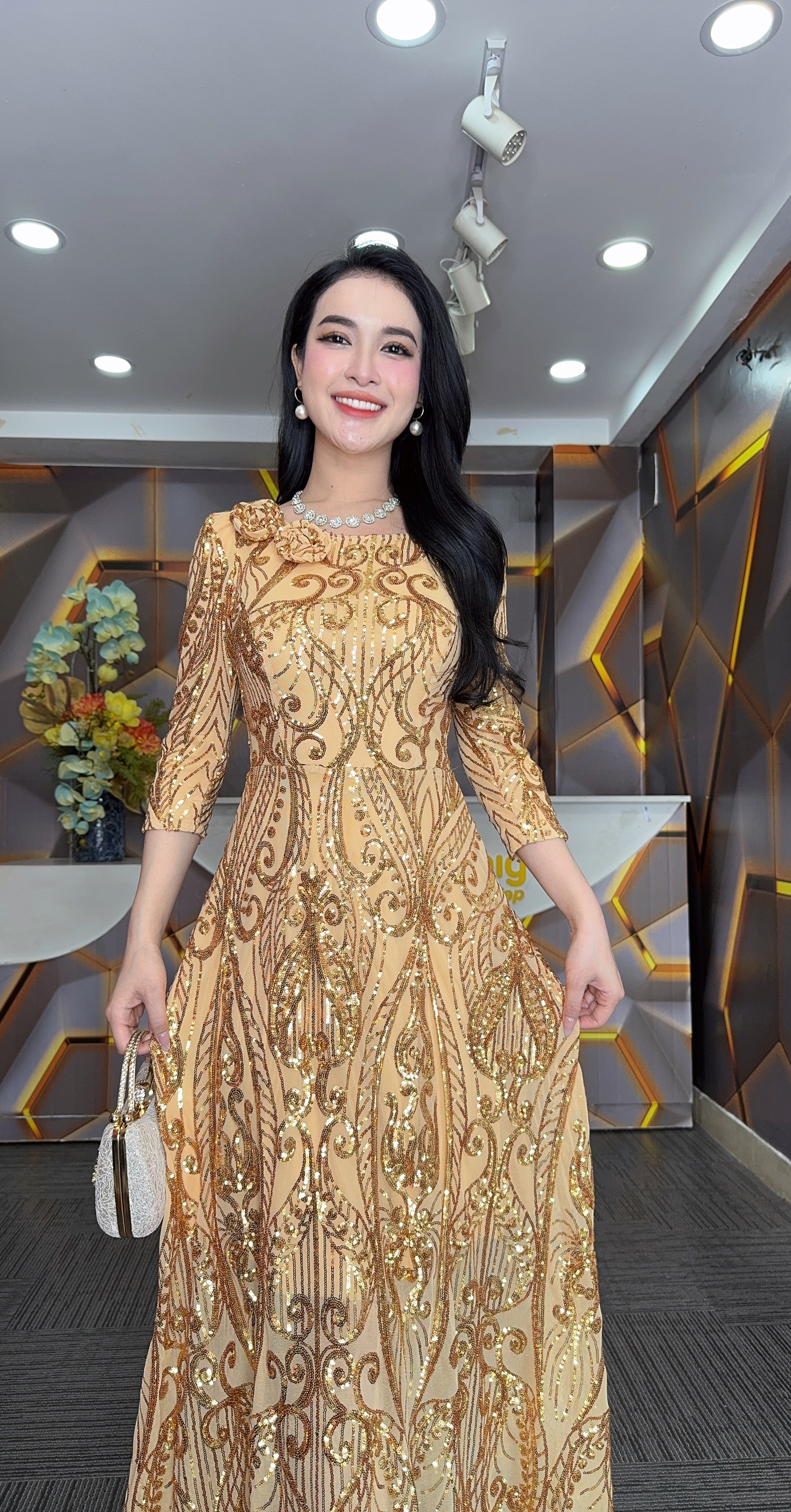 Đầm xòe - Y1813 - Thương hiệu Zonbig_thumbnail_5