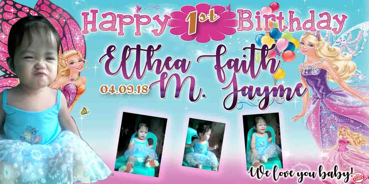 Barbie Theme Birthday Tarp