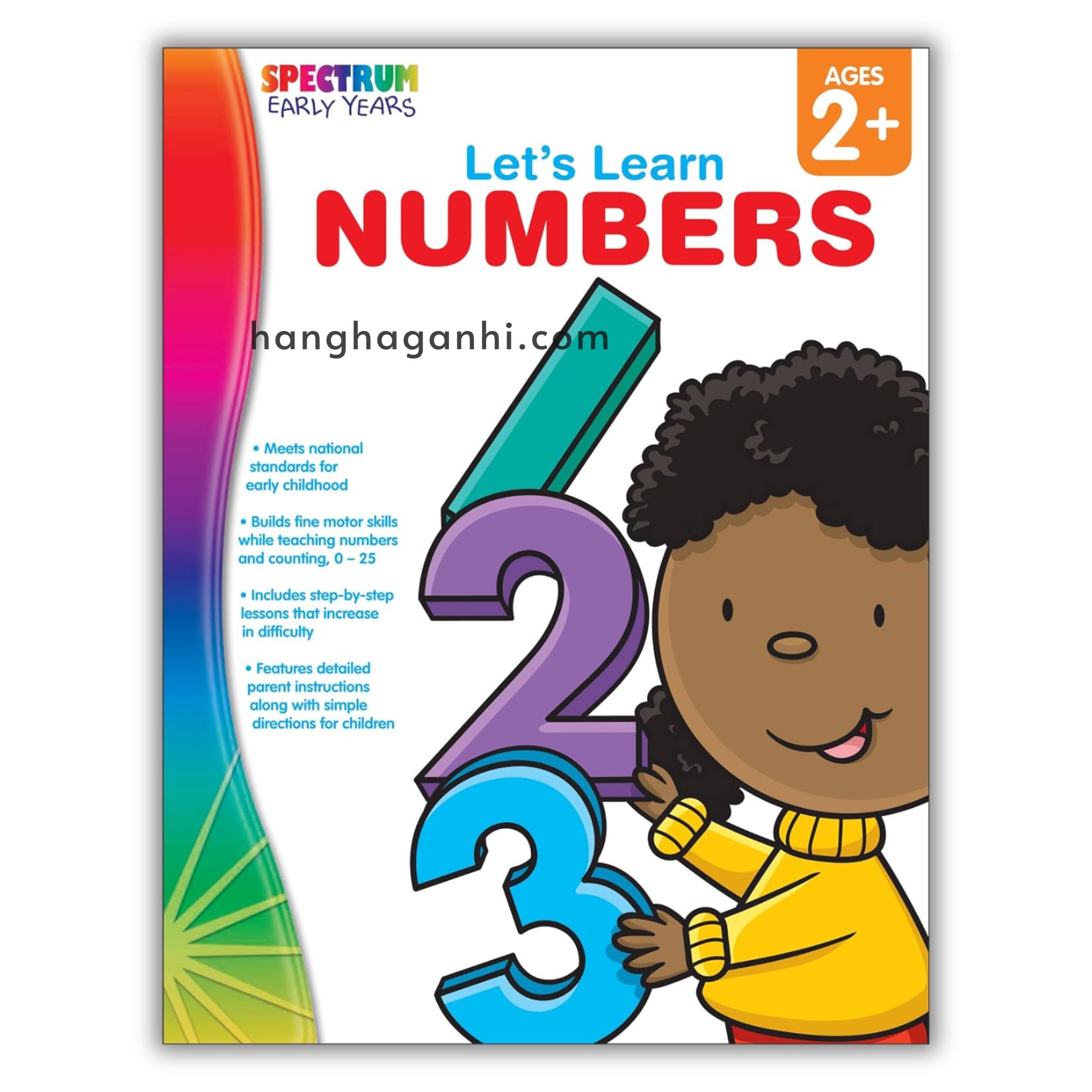 Spectrum 2+ Lets Learn Numbers for Early Years, sách Mỹ cho bé_thumbnail_0