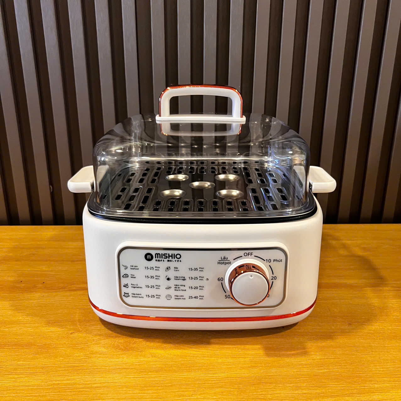 Nồi lẩu hấp thủy nhiệt Mishio MK382 tặng bình đun cao cấp_thumbnail_27