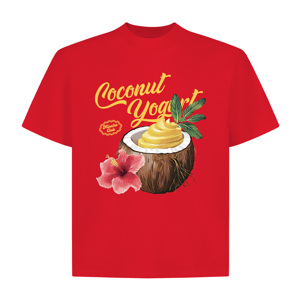 Áo thun boxy hè biển 2251 Miucho cổ tròn vải cotton 2c 250gsm đứng form in mix_thumbnail_12