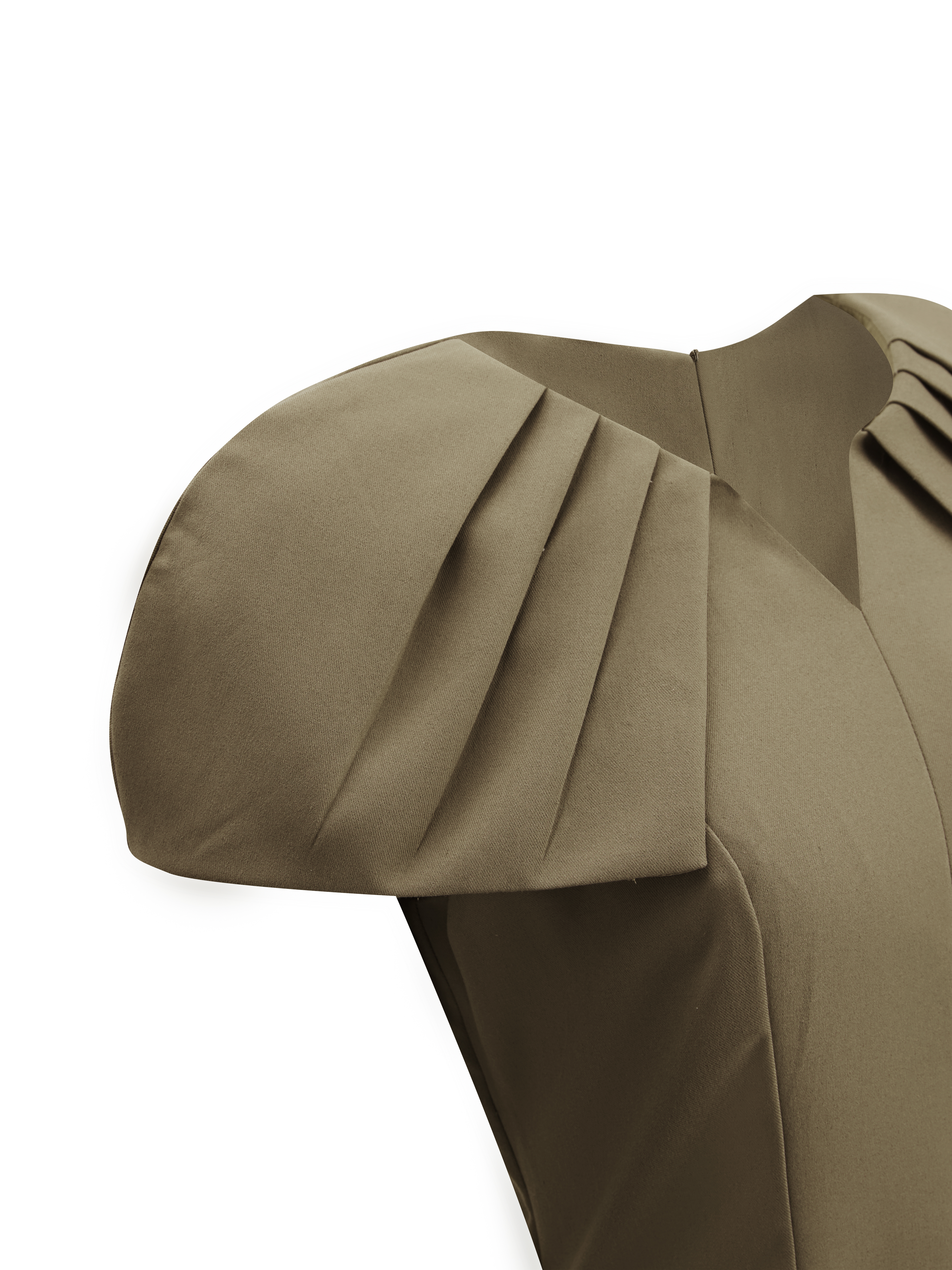 BIGSIZE - Đầm dáng A xếp ly vai tay V- DA192_thumbnail_4