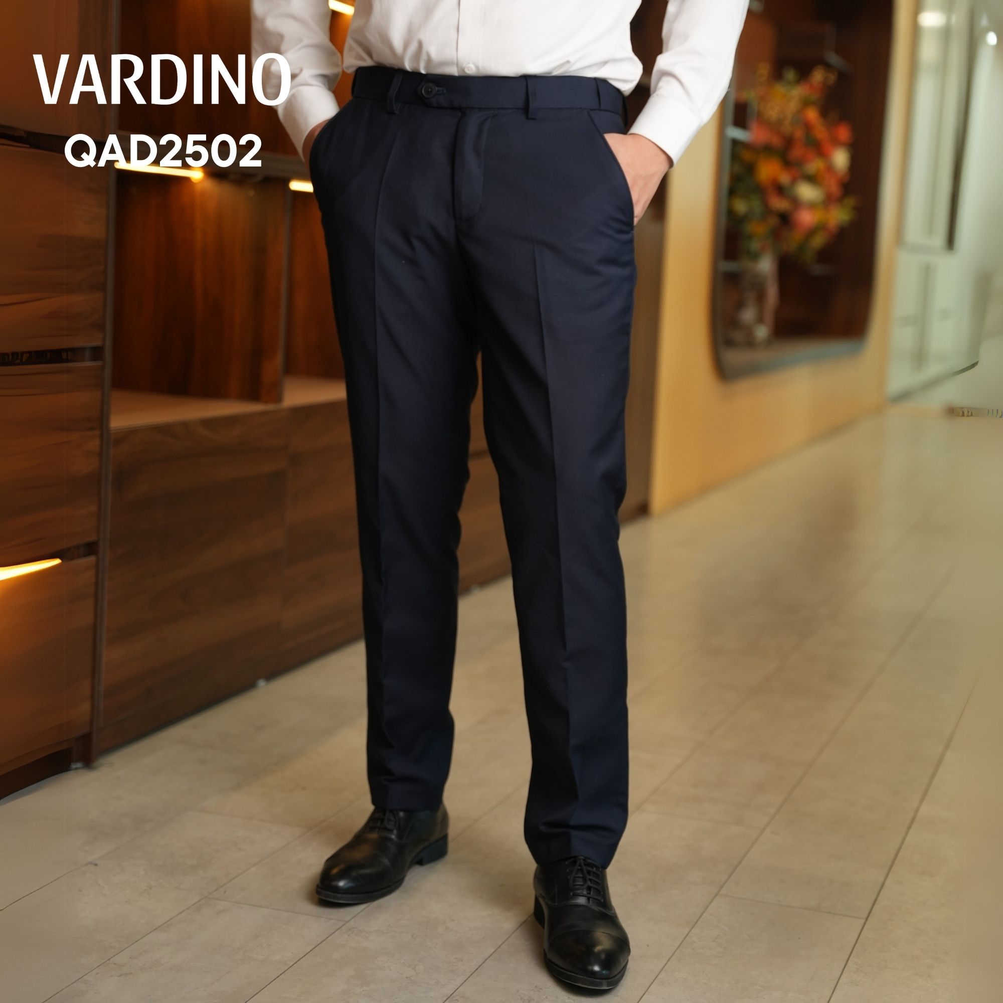 Quần âu nam Vardino QAD2502