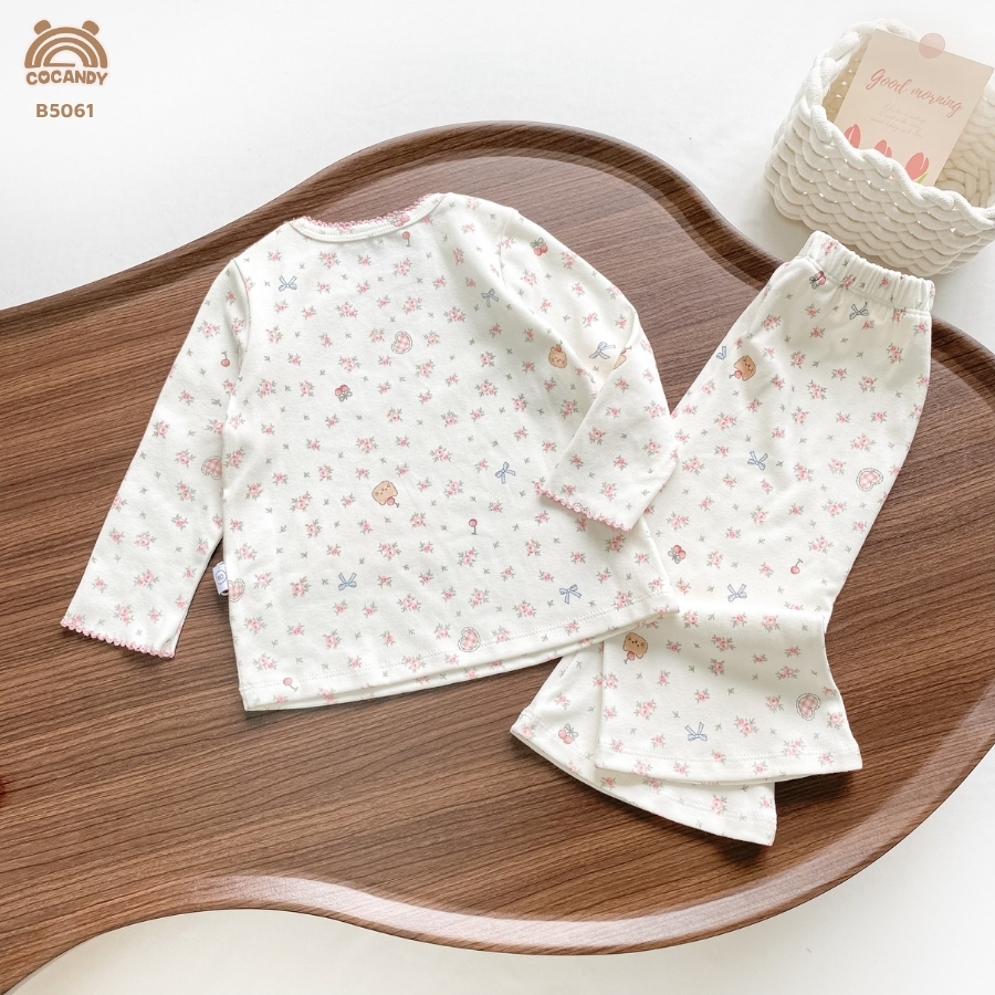 Bộ dài BE hoa nhí hồng quần loe_thumbnail_1