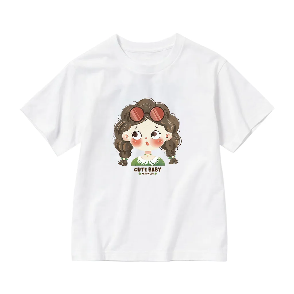 Áo thun bé gái cute baby Kado vải cotton thoáng mát thấm hút tốt thoải mái vận động in mix 2932_thumbnail_8