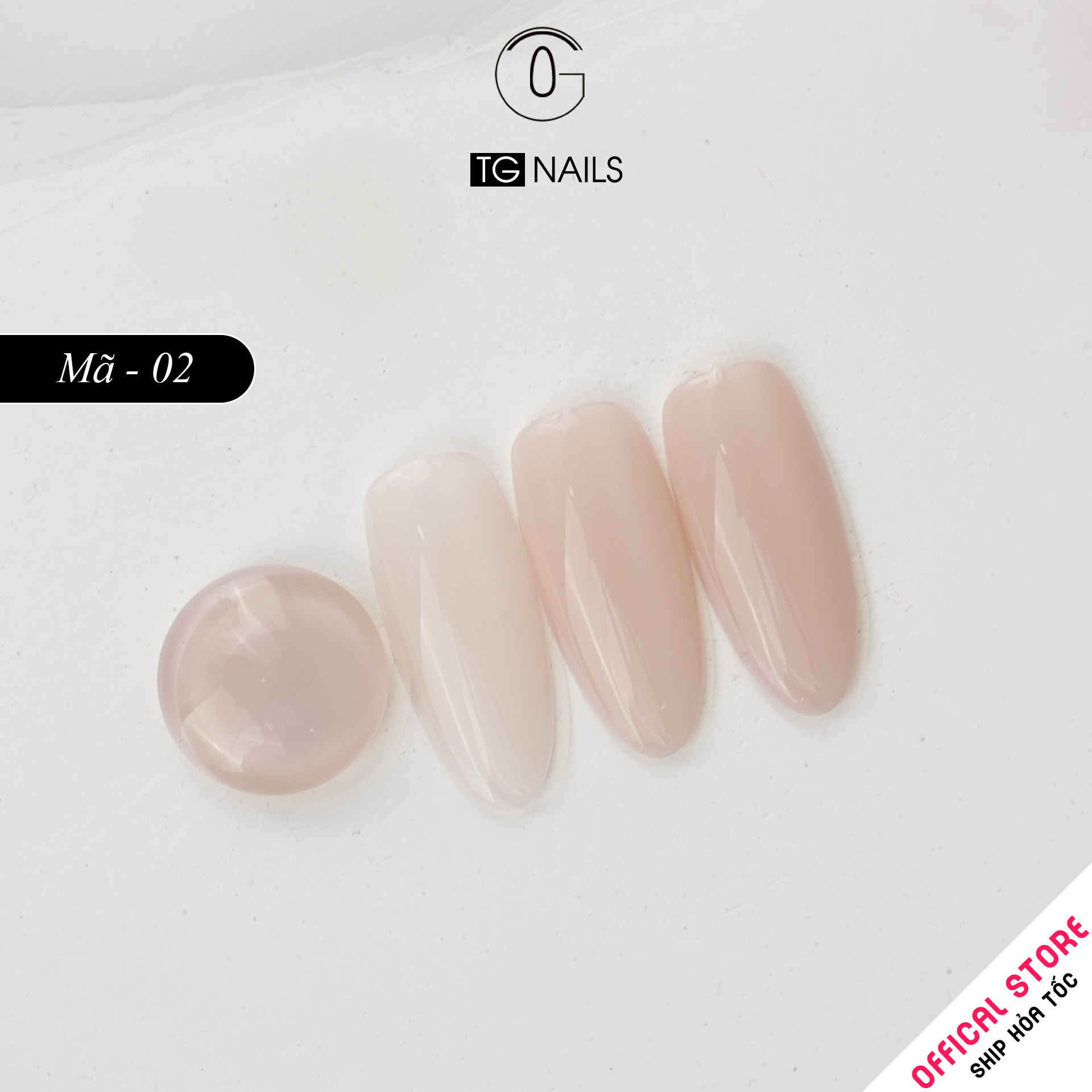 Sơn gel thạch đục TG cọ tròn chai hồng 15ml_thumbnail_8