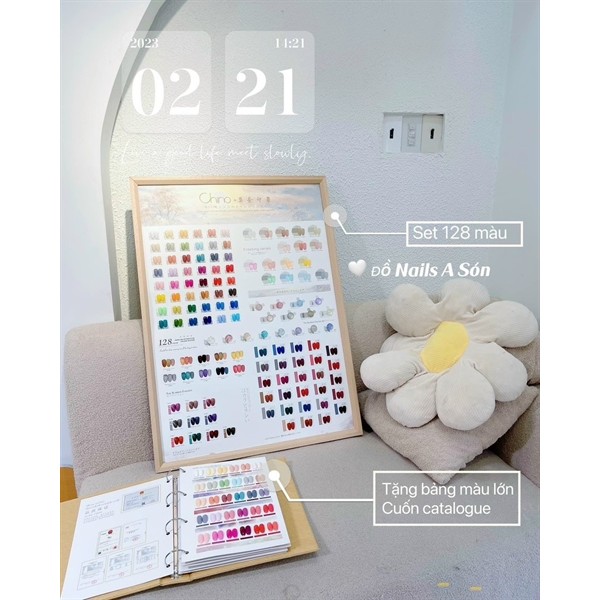 Set sơn gel - 128 màu - CHINO