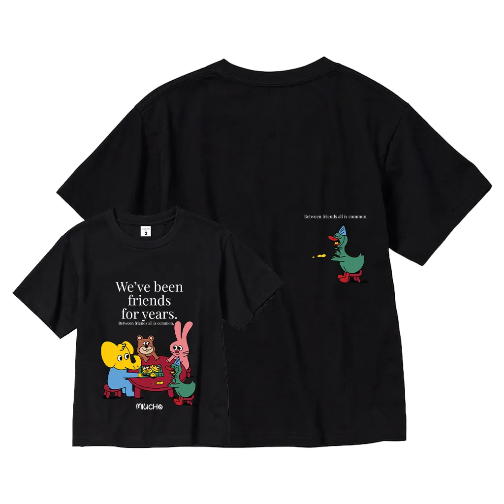 Áo thun kid hoạt hình dễ thương tay ngắn cổ tròn 2533 Miucho Kid vải cotton thoáng mát cho bé_thumbnail_8