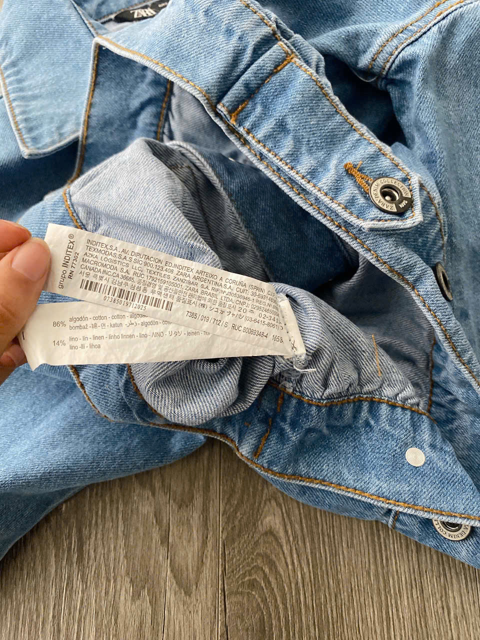 A90 ÁO KHOÁC JEAN ZARA