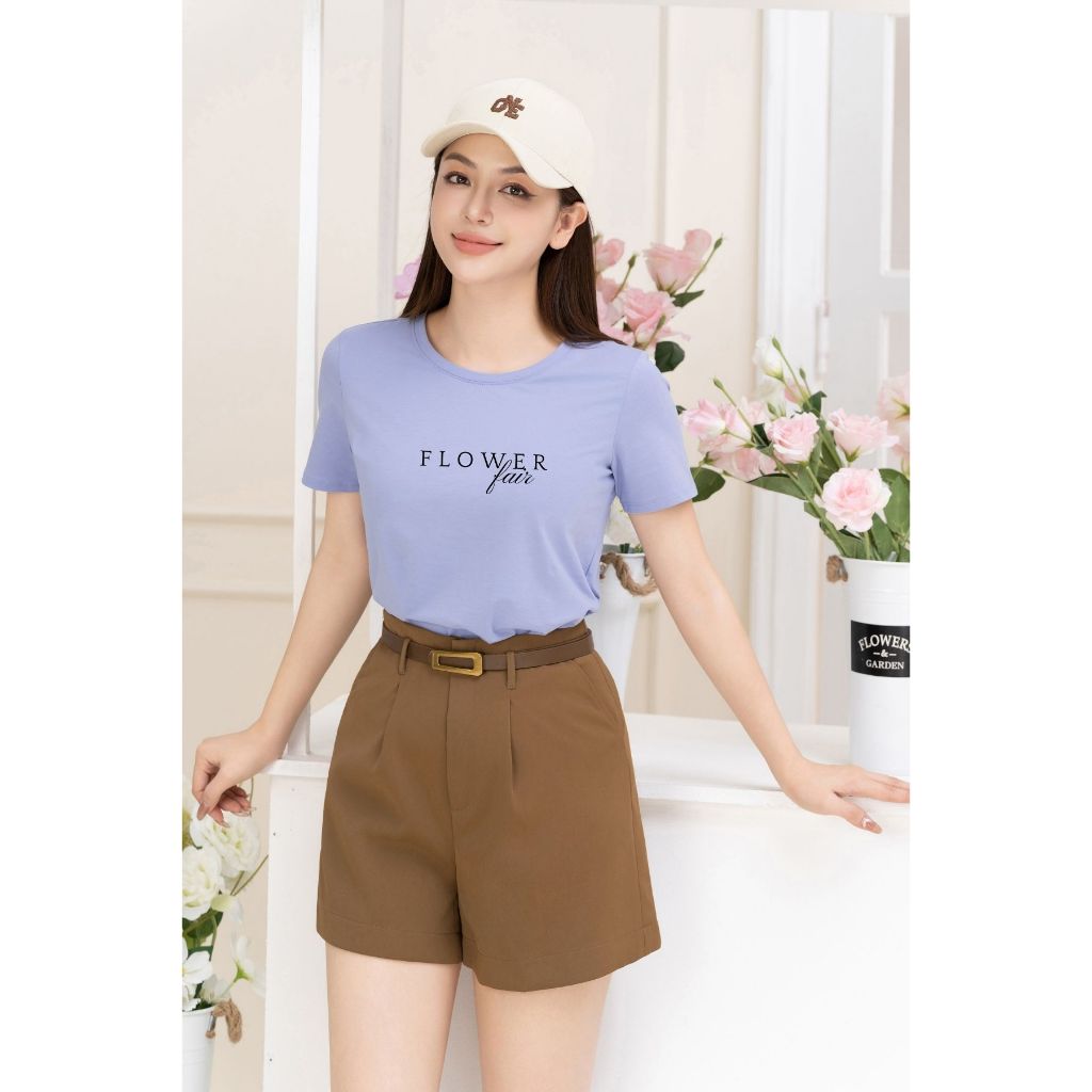 [Form Vừa] Áo phông nữ LOZA dáng suông vừa chất liệu thun 95% cotton - G0136_thumbnail_2
