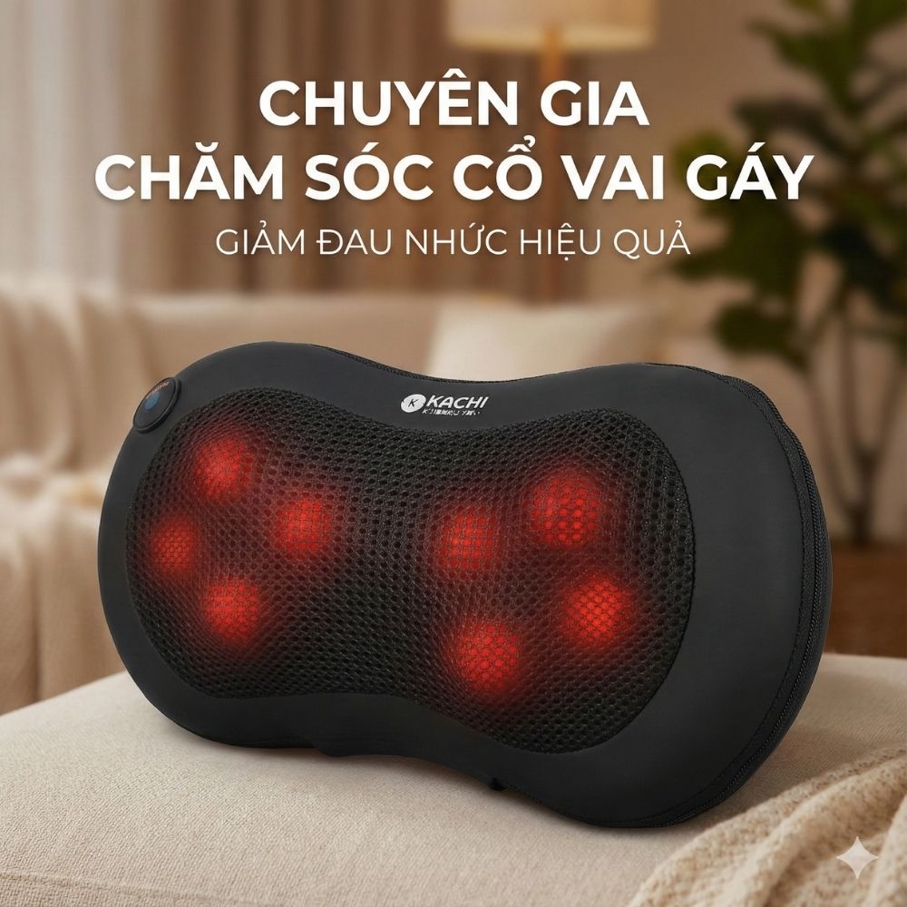 Gối massage không dây Kachi dòng cao cấp MK343_thumbnail_6