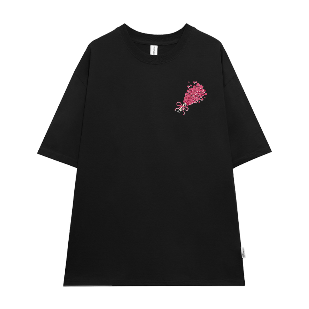 Áo thun cặp nam nữ trái tim form rộng 1943 Miucho cổ tròn vải 4c cotton 220gsm thoáng mát in mix_thumbnail_14