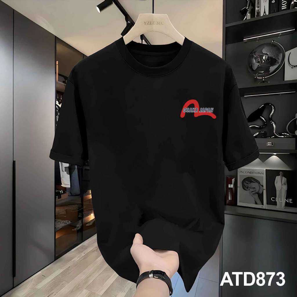 Áo thun Evisu chất form rộng local brand ATD873 Miucho Iconic tay ngắn vải cotton cổ tròn in mix_thumbnail_2