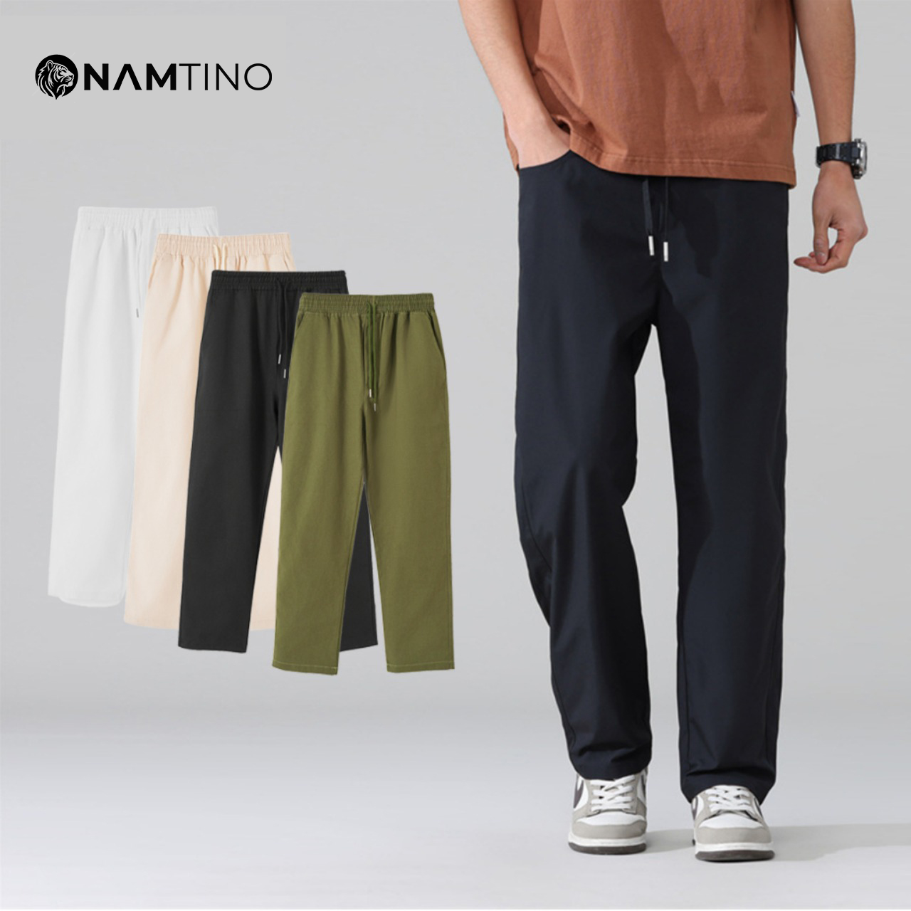 Quần Dài Kaki Dáng Baggy NAMTINO