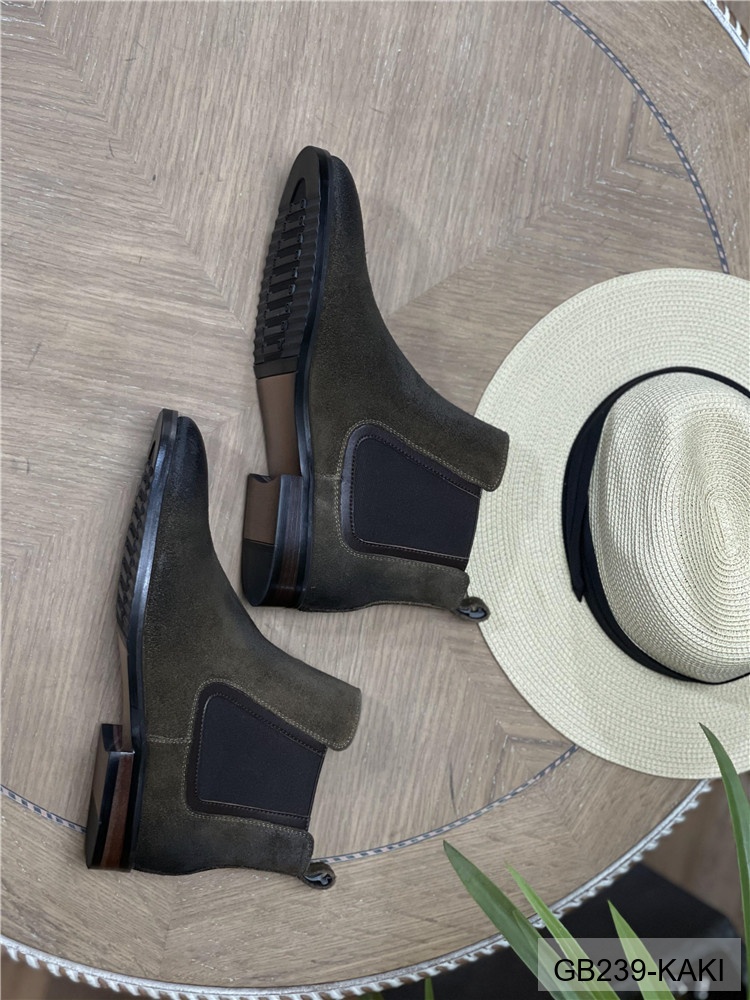 GB239 - Bốt Chelsea Nam Da Thật Phong Cách Thường Ngày Đế Cao Su Mềm_thumbnail_24