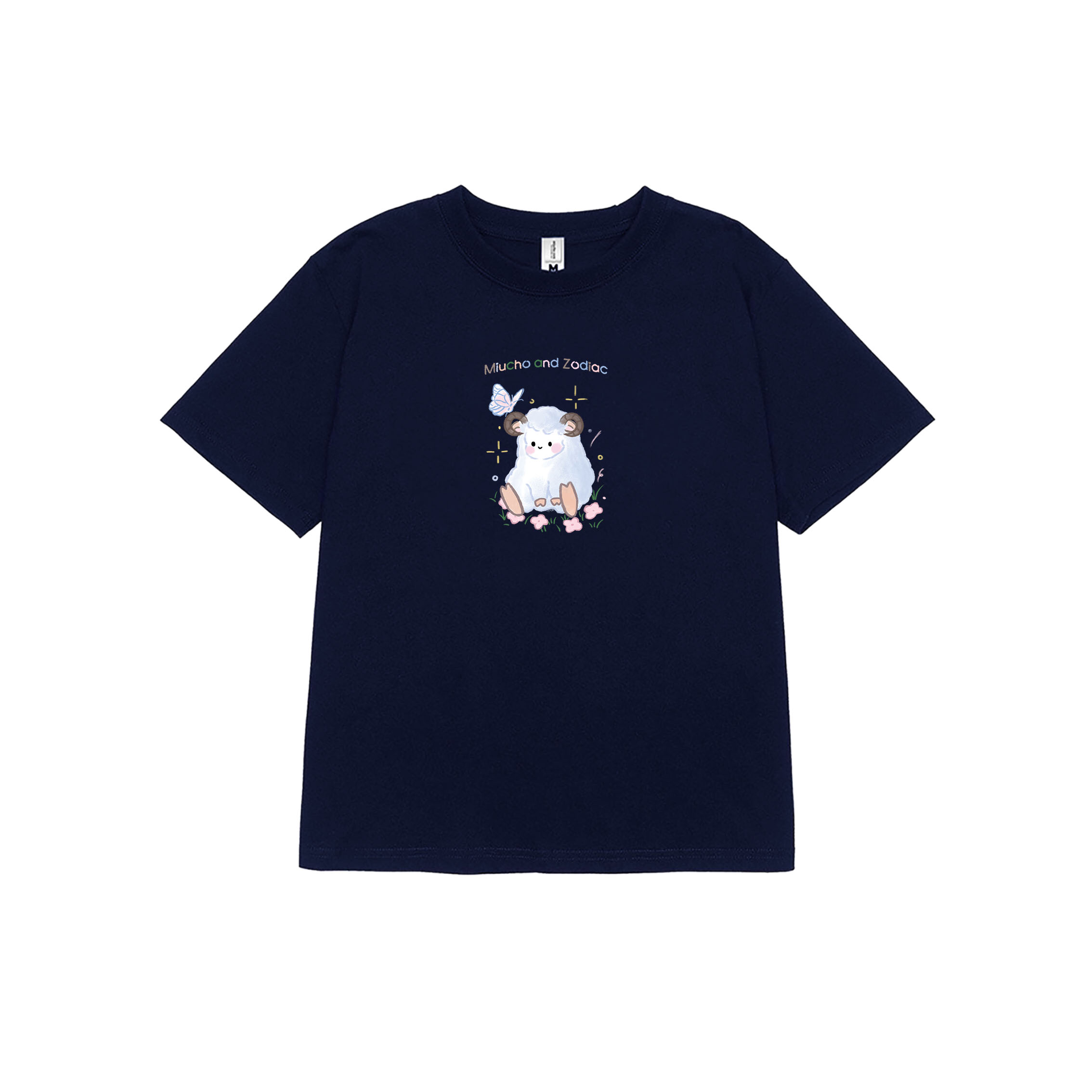 Áo baby tee 12 con giáp tuổi Mùi ( tuổi dê) ABD402 Miucho cotton cổ tròn in graphic_thumbnail_10