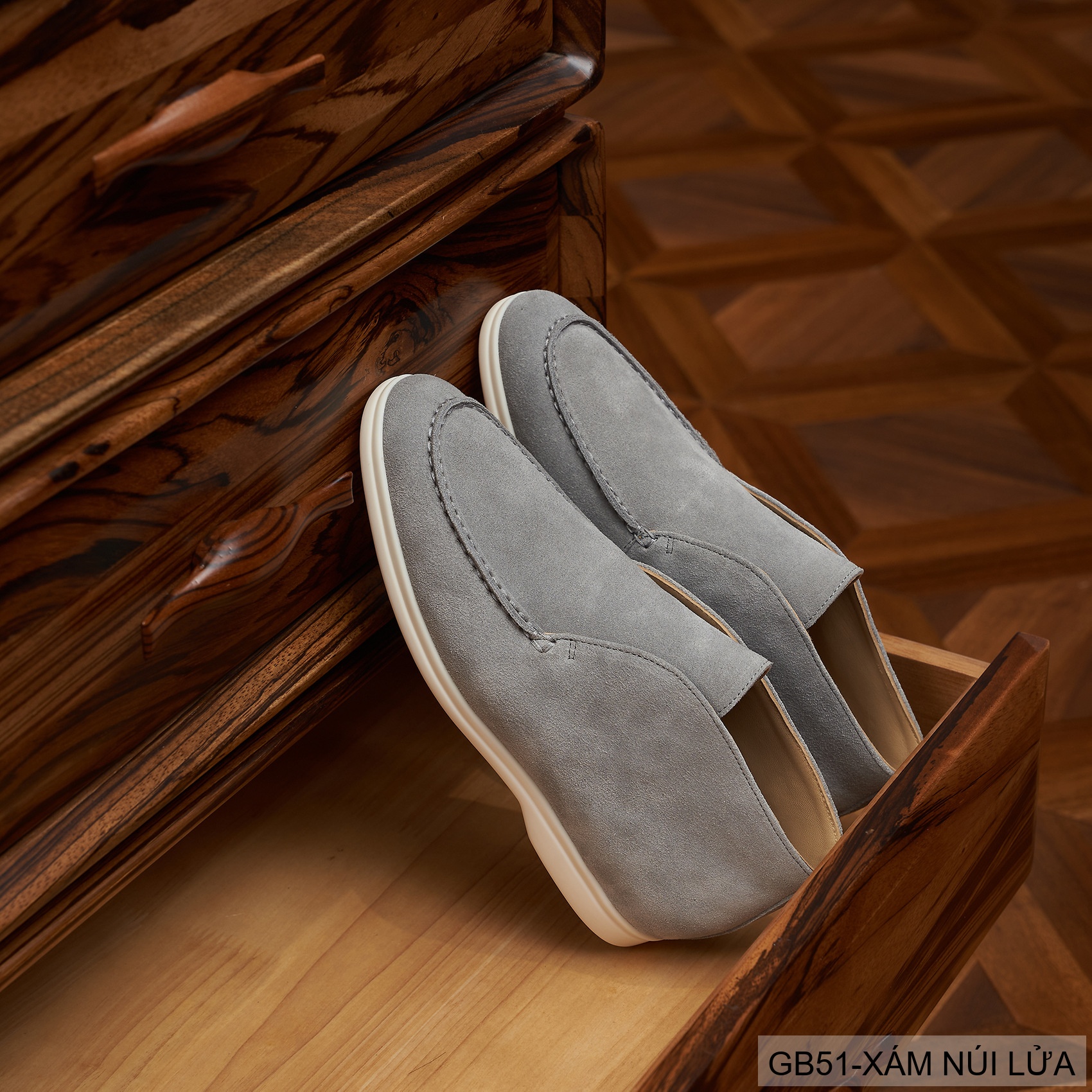 GB51 - Bốt nam cổ thấp da lộn phong cách Martin, đế cao su êm ái, 5 màu thời thượng_thumbnail_5