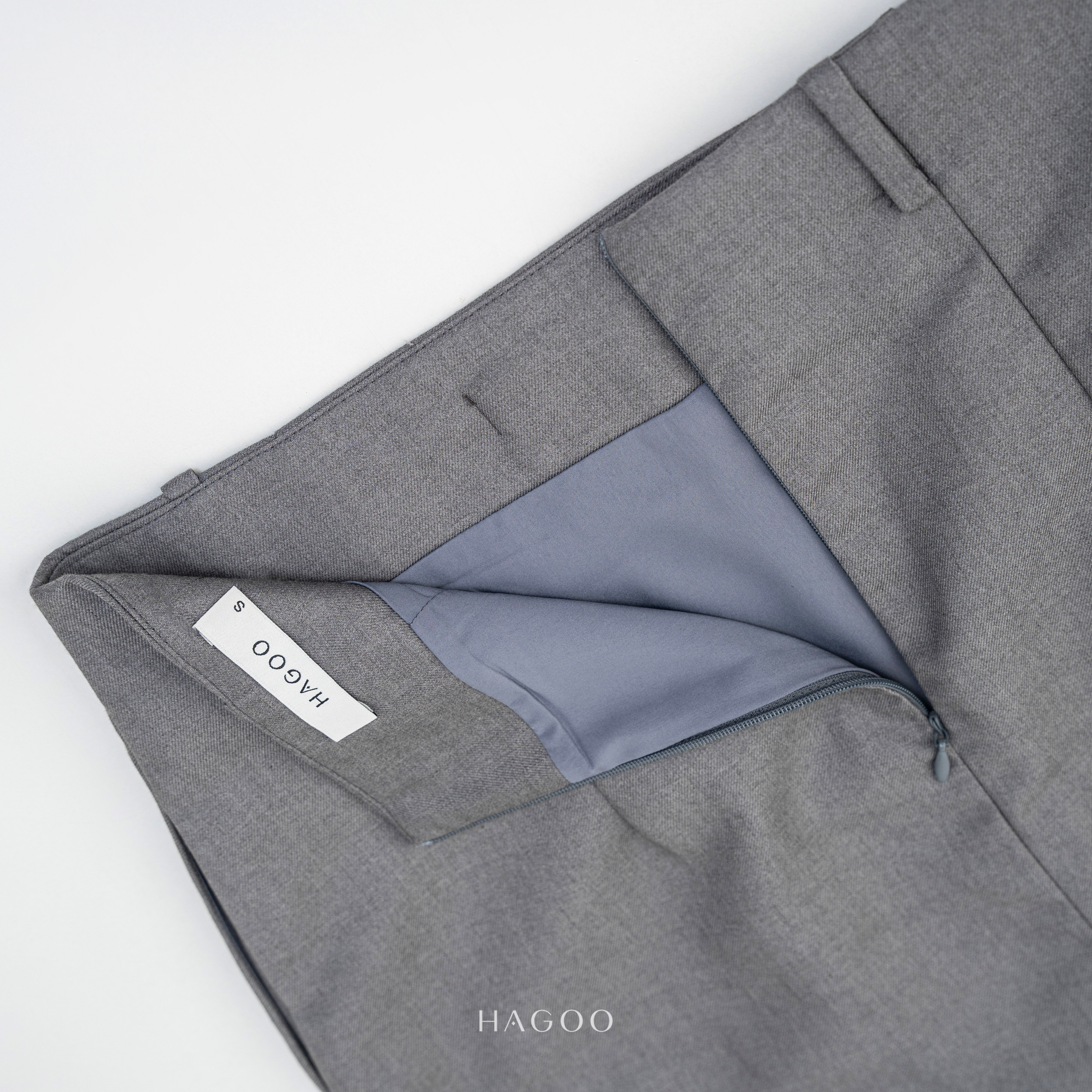 Chân váy xếp ly vạt lệch HAGOO_thumbnail_4