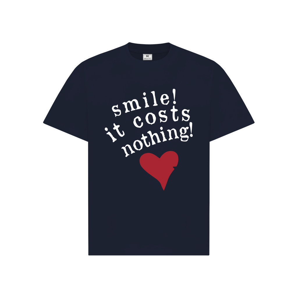 Áo phông đôi nam nữ trái tim form rộng 1967 Miucho Club cổ tròn vải cotton 2c 250gsm in typography_thumbnail_20