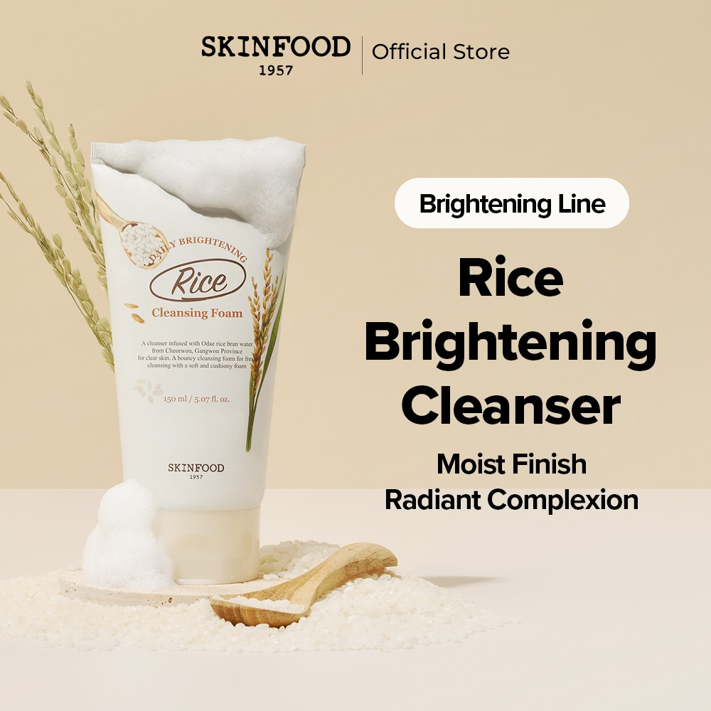 SKIN FOOD Rice Cleansing Foam 150ml