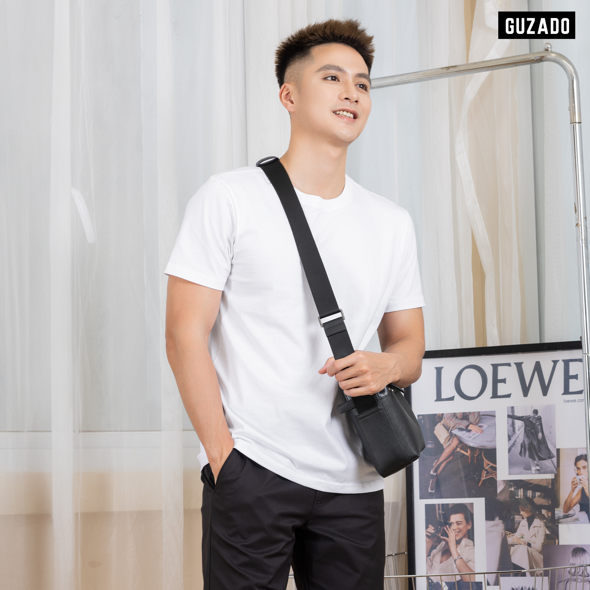 Áo GUZADO Cao Cấp Form Rộng,Vải Cotton Dày Dặn GTS05_thumbnail_5