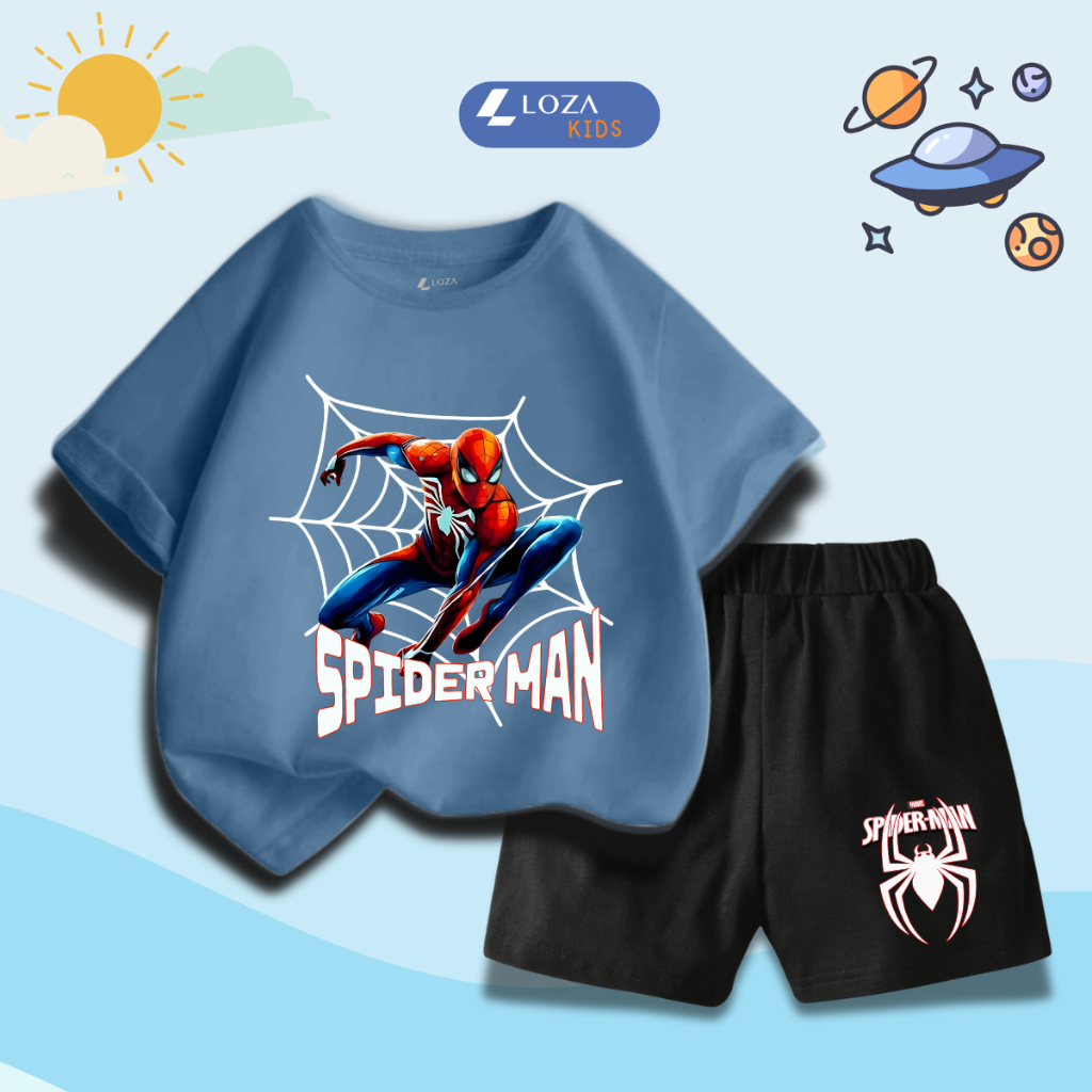 Bộ đồ bé trai in hình 'Mavel - Spiderman' - Loza Kids SB335_thumbnail_15