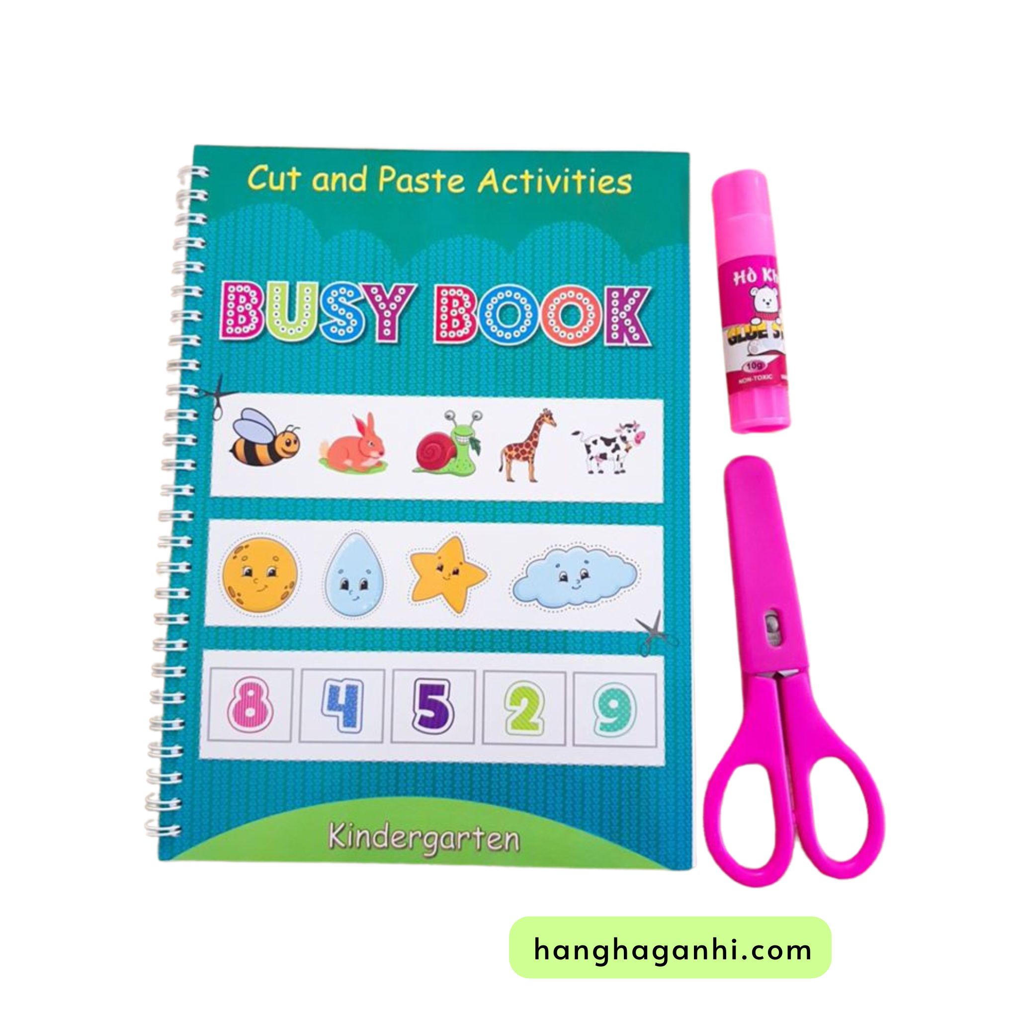 Bộ cắt dán Busy Book tặng kéo + keo_thumbnail_0
