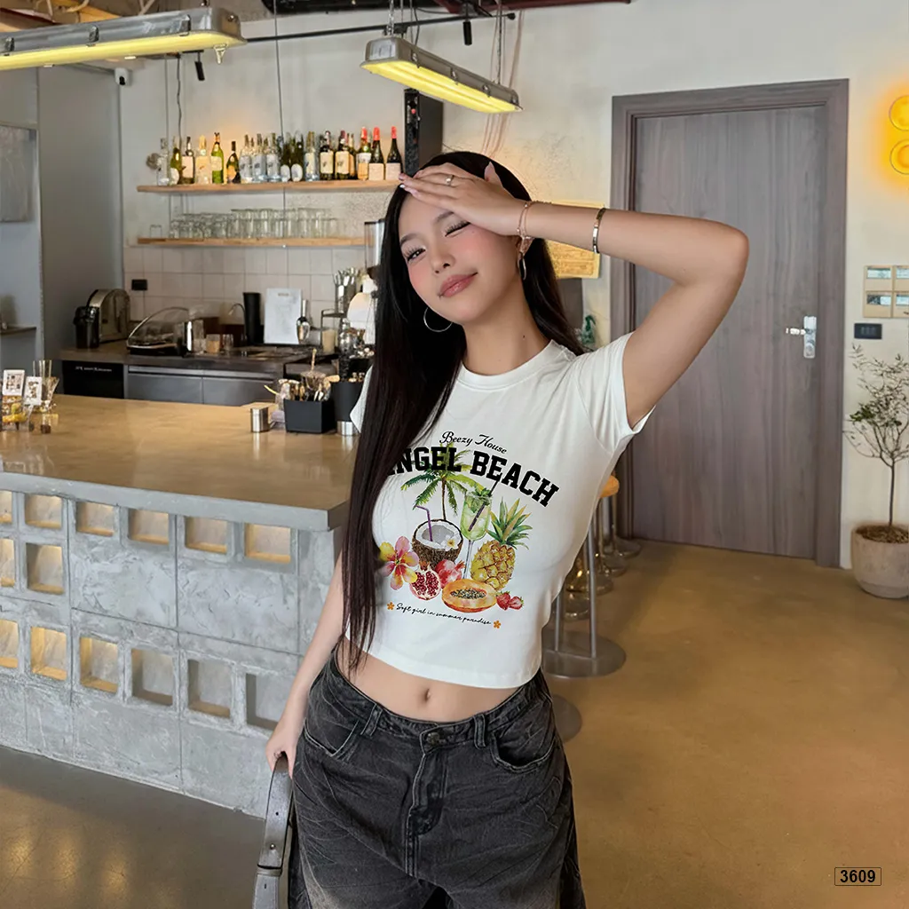 Áo baby tee form ôm Angel Beach Beezy 3609_thumbnail_3