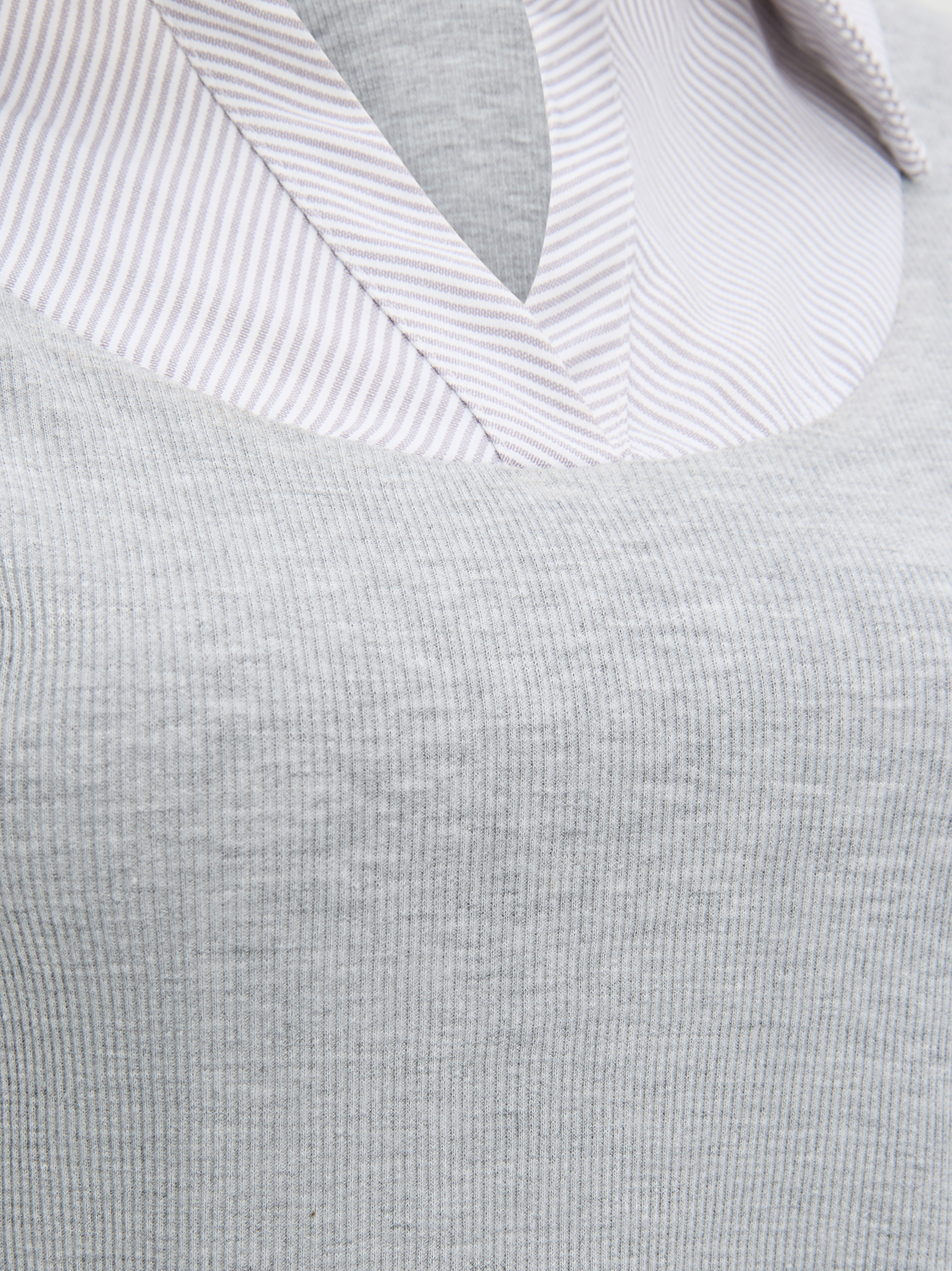 BIGSIZE NỮ-  Áo thun phối cổ sơ mi V-AK092_thumbnail_6