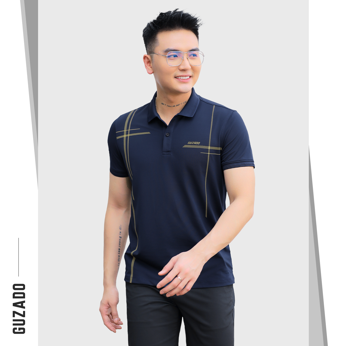 Áo Polo Nam GUZADO Sọc Thể Thao Nam Tính Sang Trọng GPS209_thumbnail_34