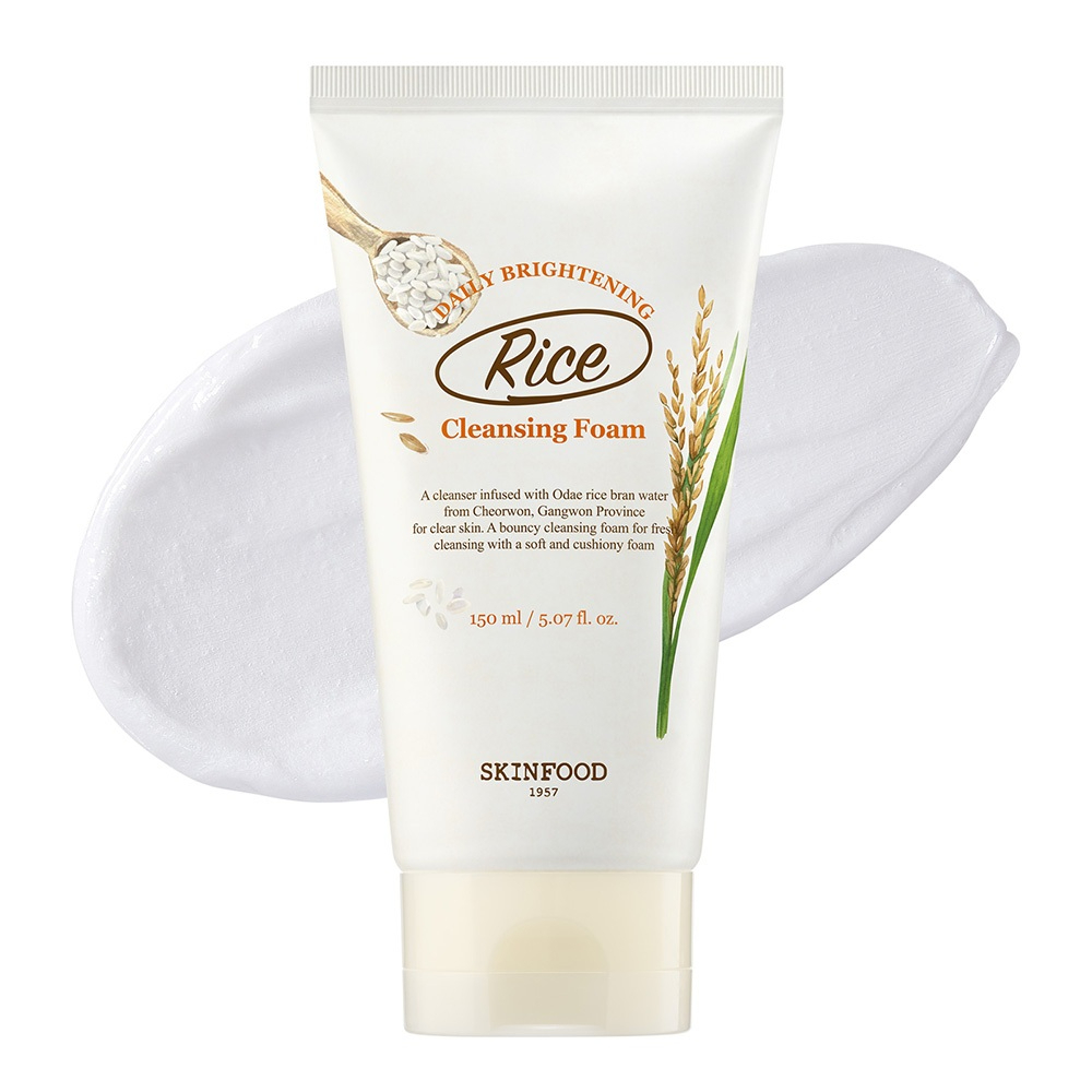 SKIN FOOD Rice Cleansing Foam 150ml_thumbnail_0